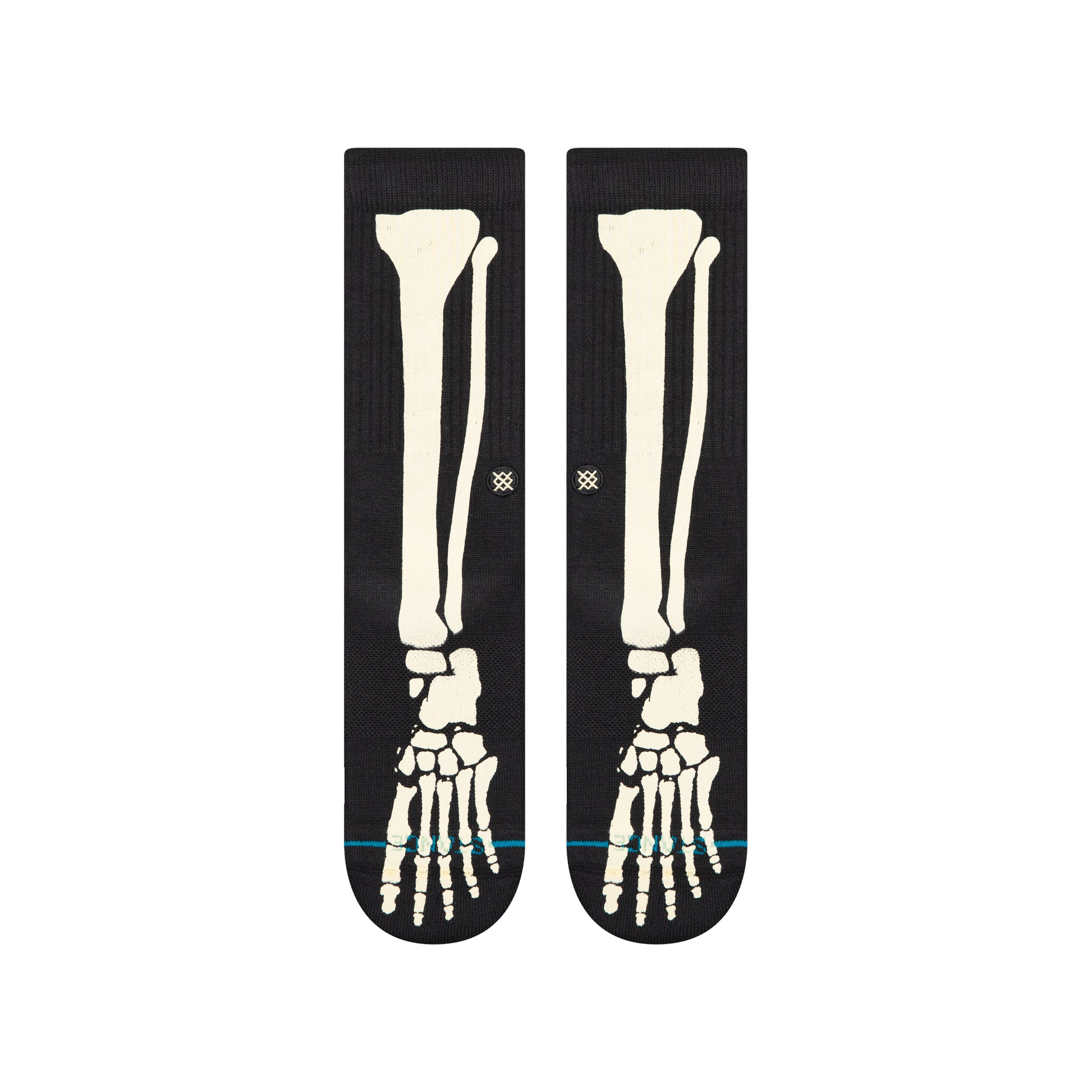 Stance Bonez Crew Sock Black