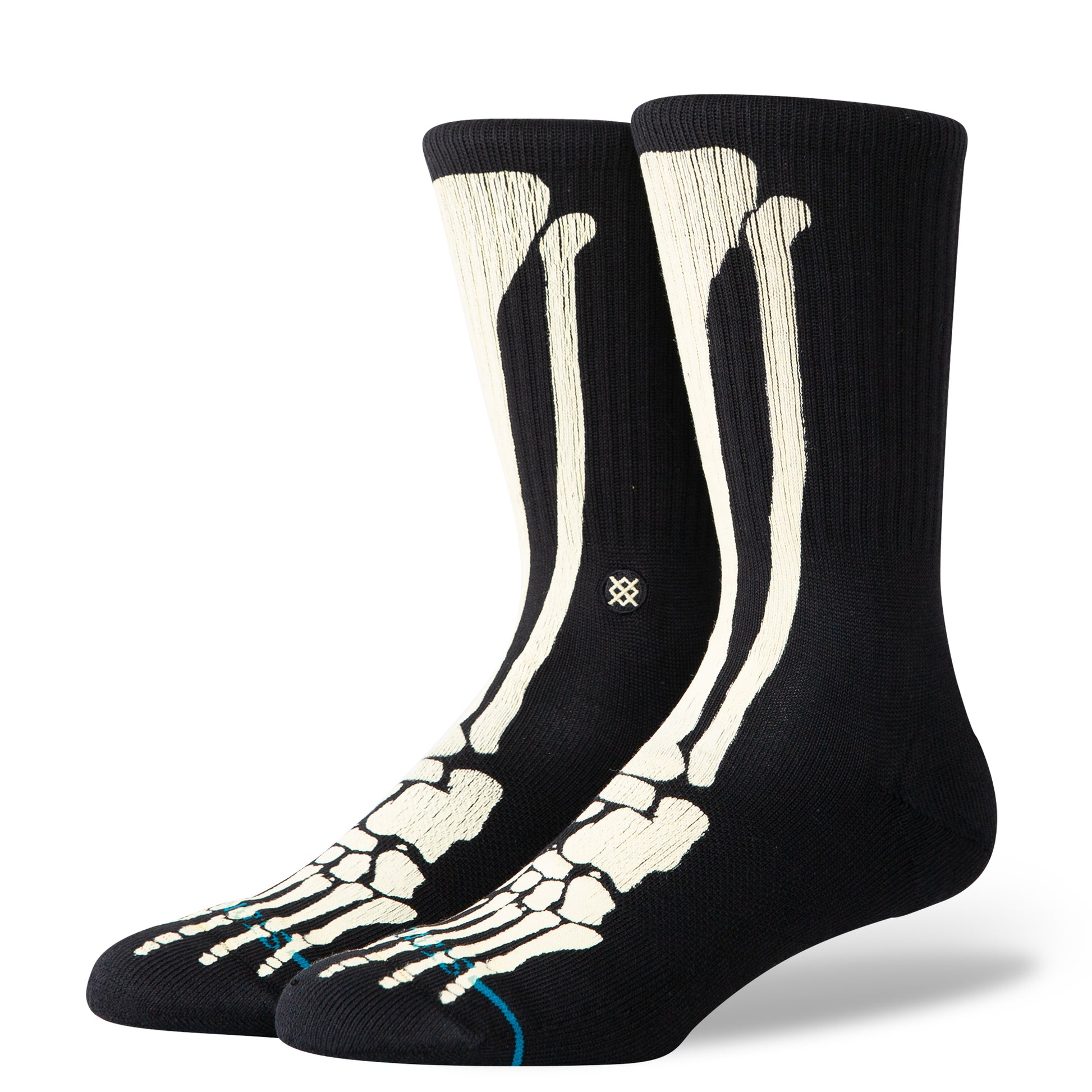 Stance Bonez Crew Sock Black