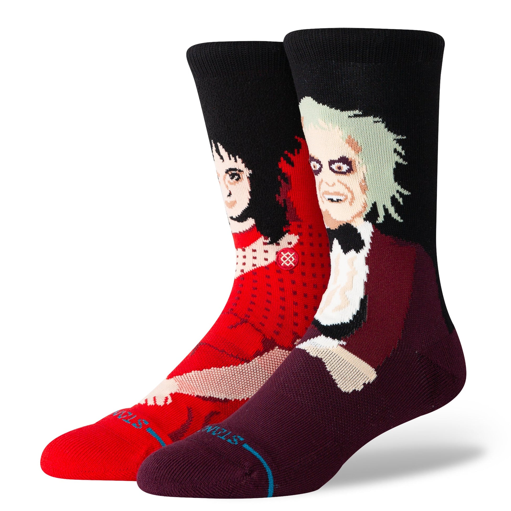 Stance Dearly Beloved Crew Sock Maroon 