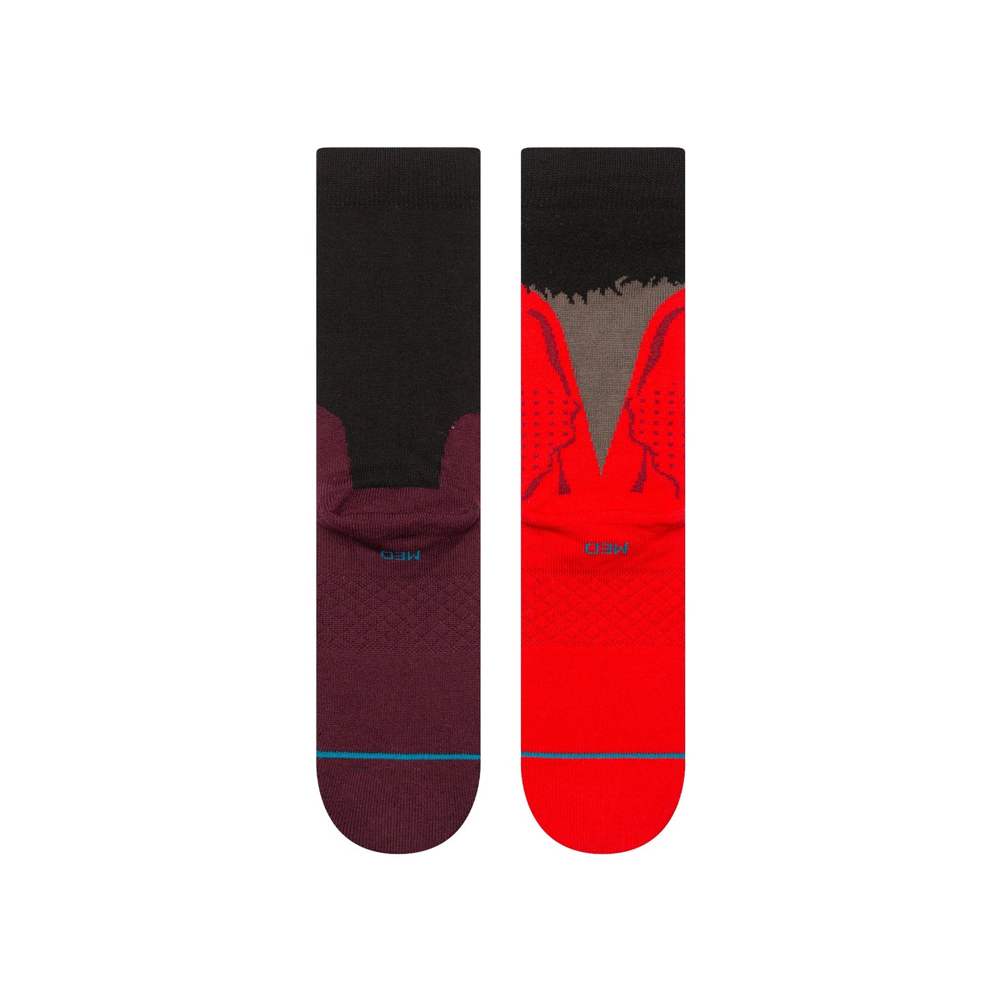 Stance Dearly Beloved Crew Sock Maroon 