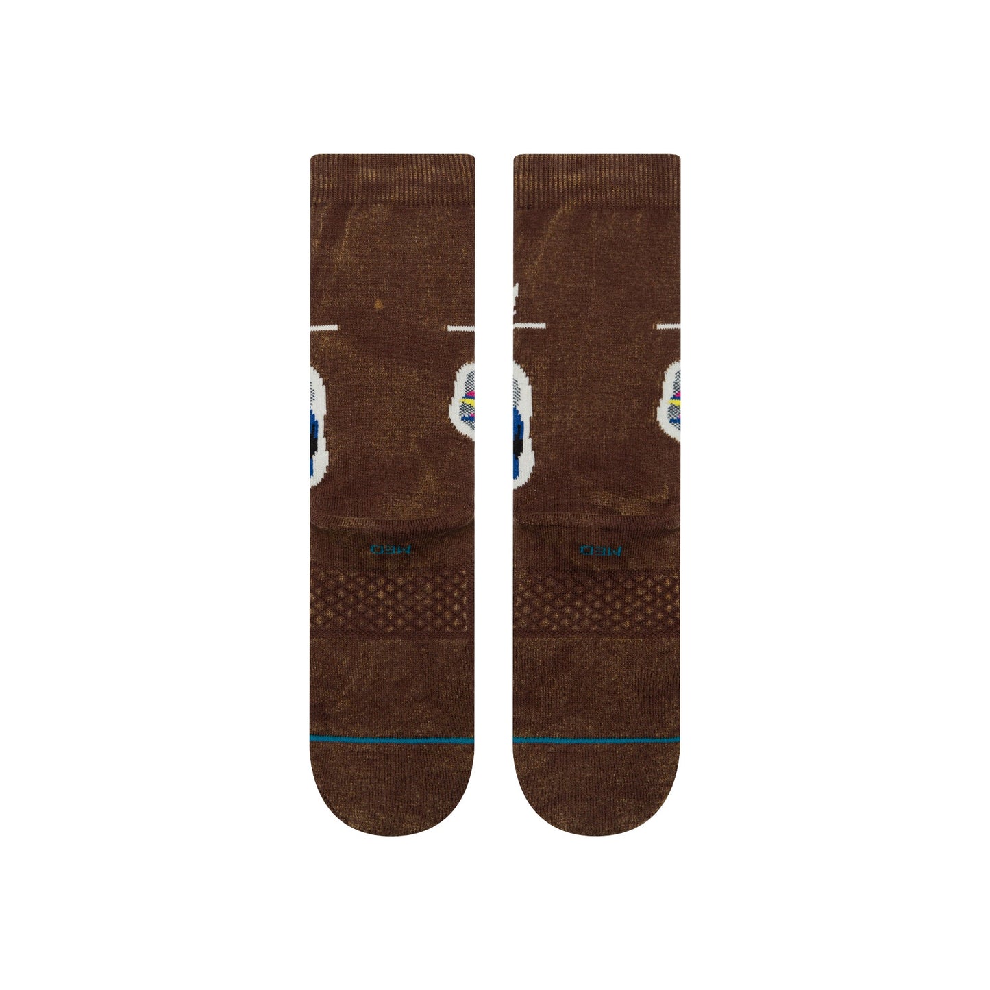 Stance Recently Deceased Crew Sock Brown 