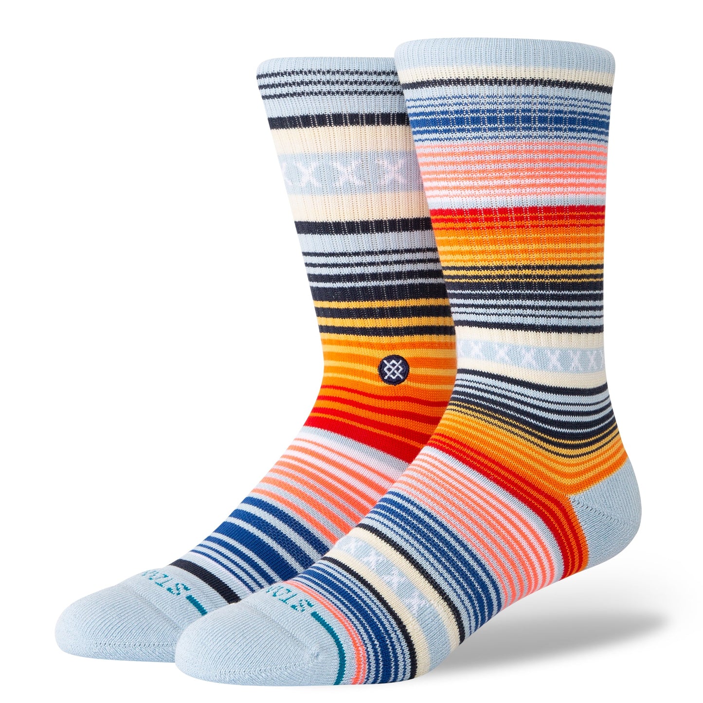 Stance Curren Crew Sock Ice Blue