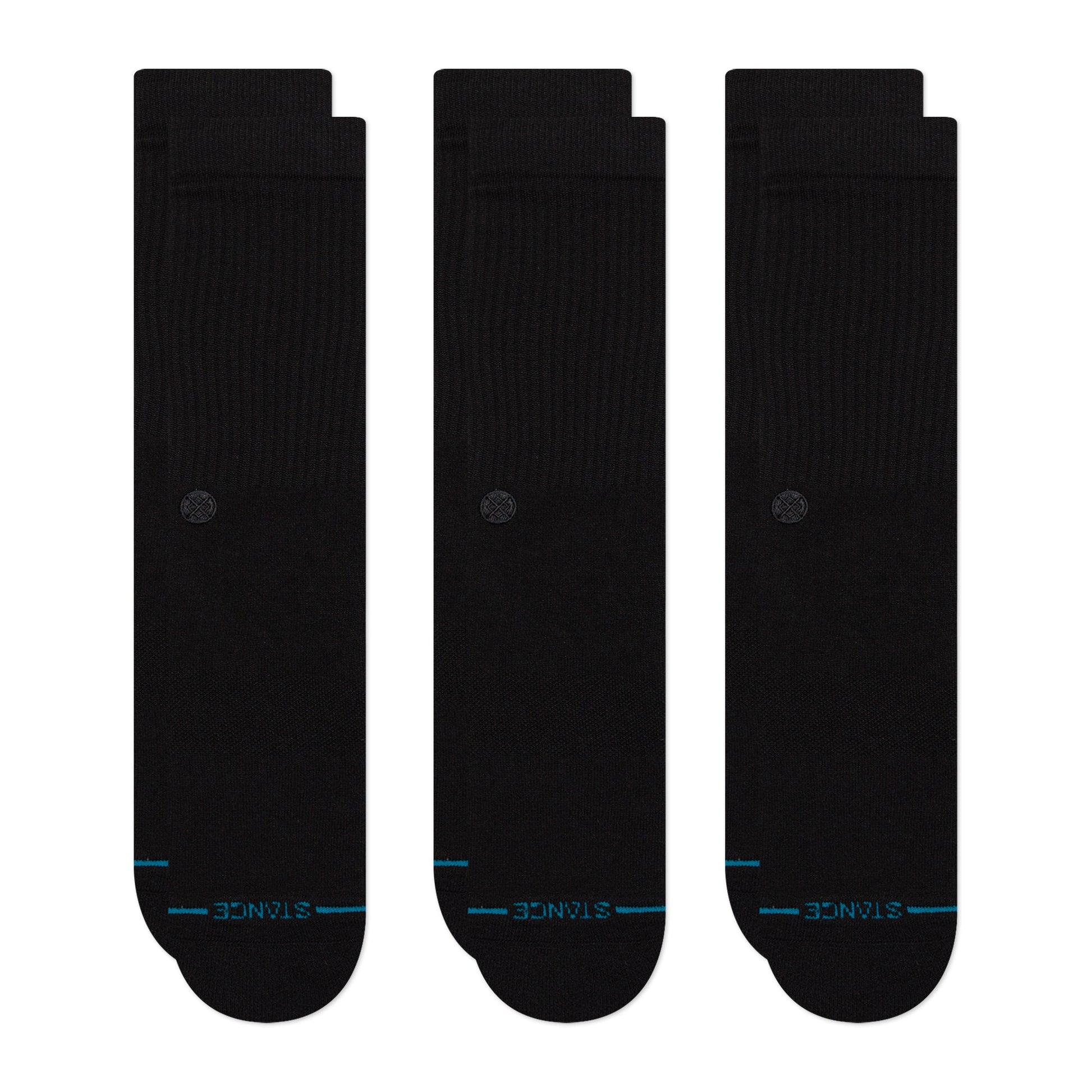 Stance Shelter Crew Sock 3 Pack Black