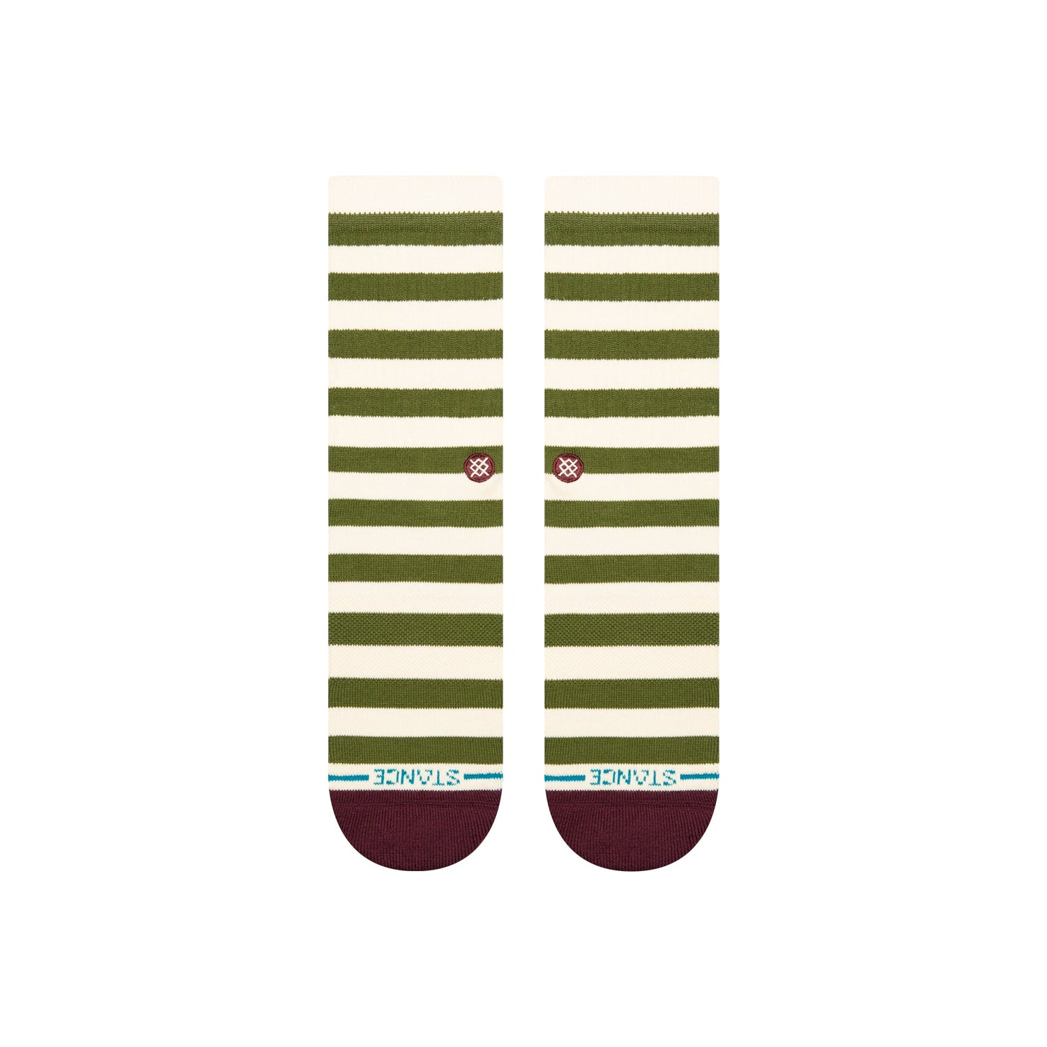 Stance Breton Crew Sock Green