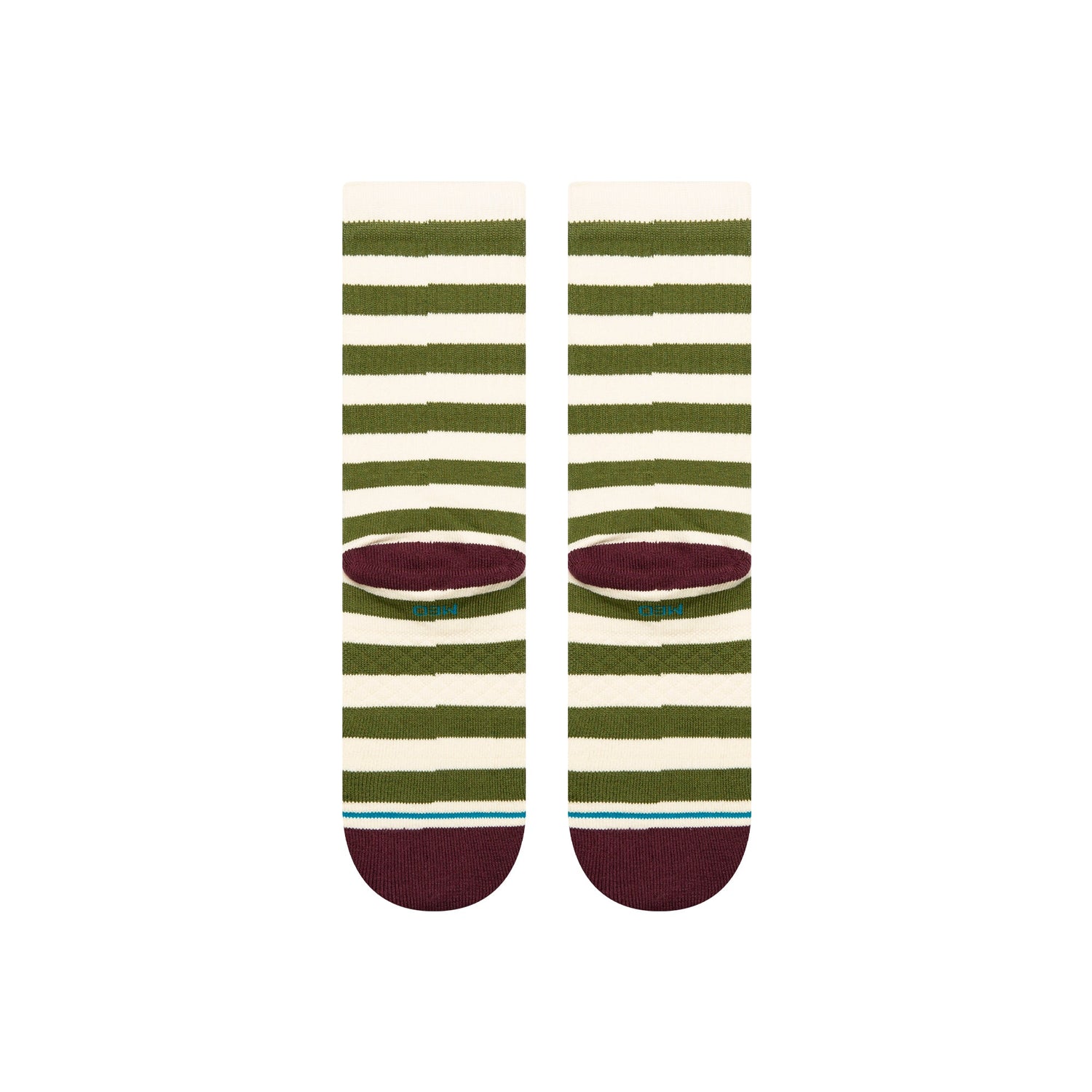 Stance Breton Crew Sock Green