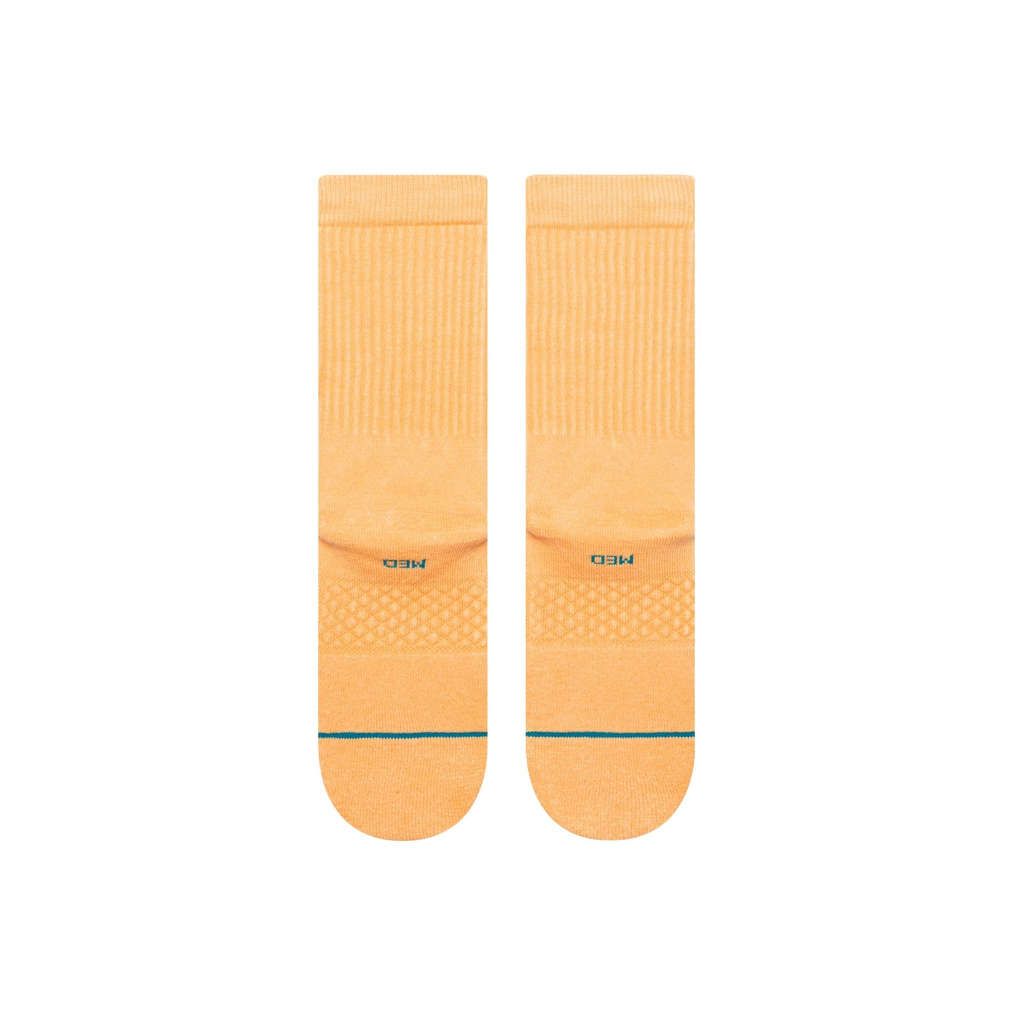 Stance Icon Washed Crew Sock Peach