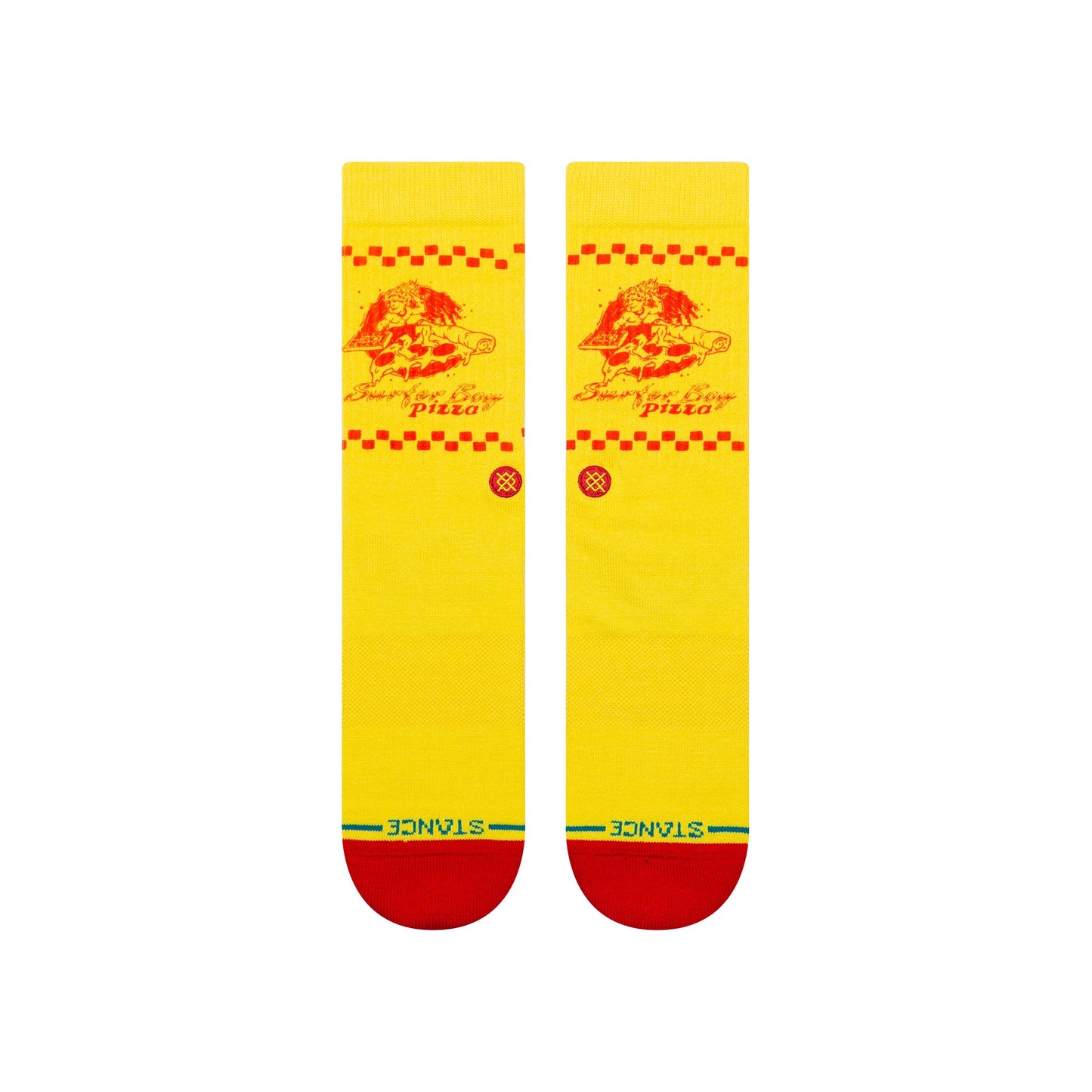 Stance Surfer Boy Crew Sock Yellow