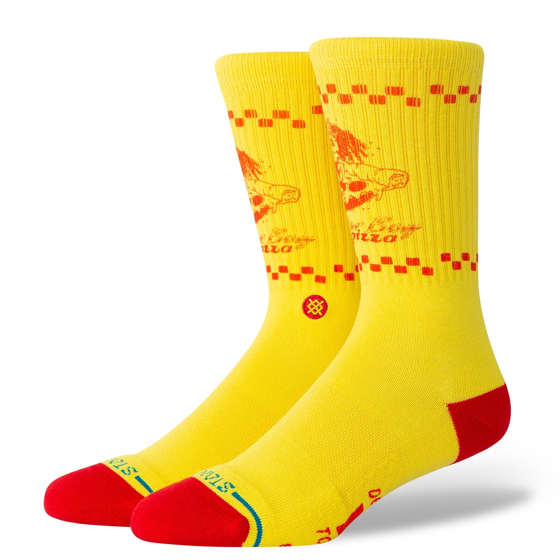 Stance Surfer Boy Crew Sock Yellow