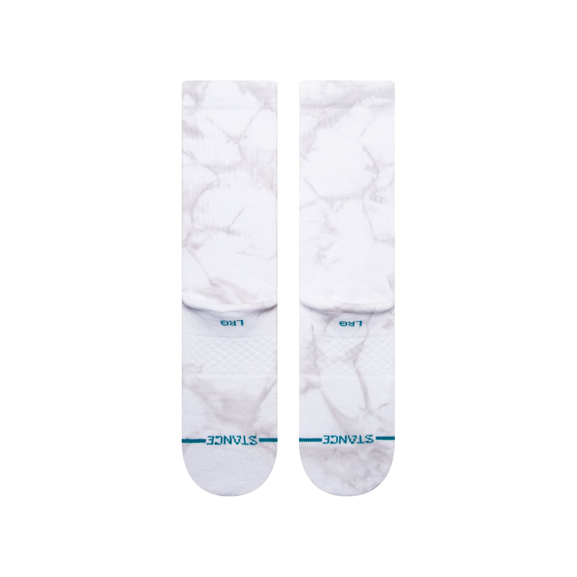 Stance NBA Logoman Dye Crew Sock Light Grey