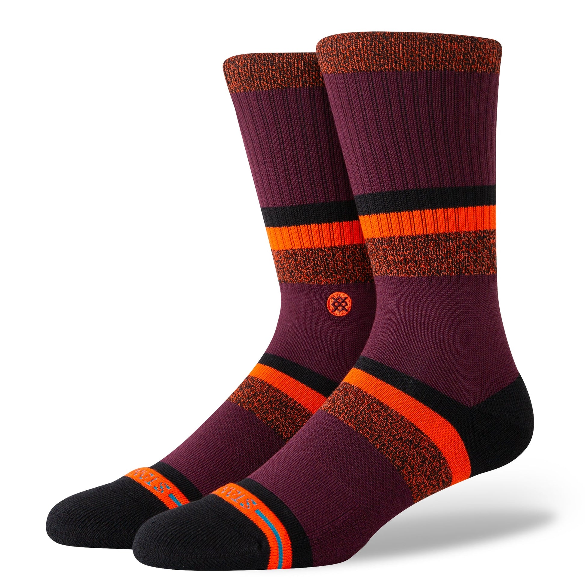 Stance Dante Crew Sock Wine