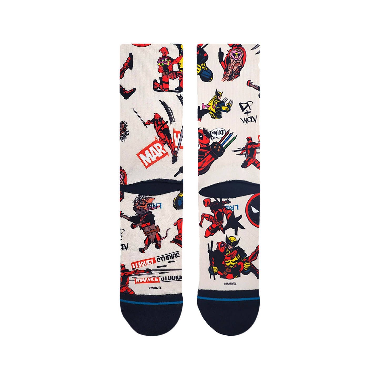 Stance Deadpool Wolverine Crew Sock Canvas