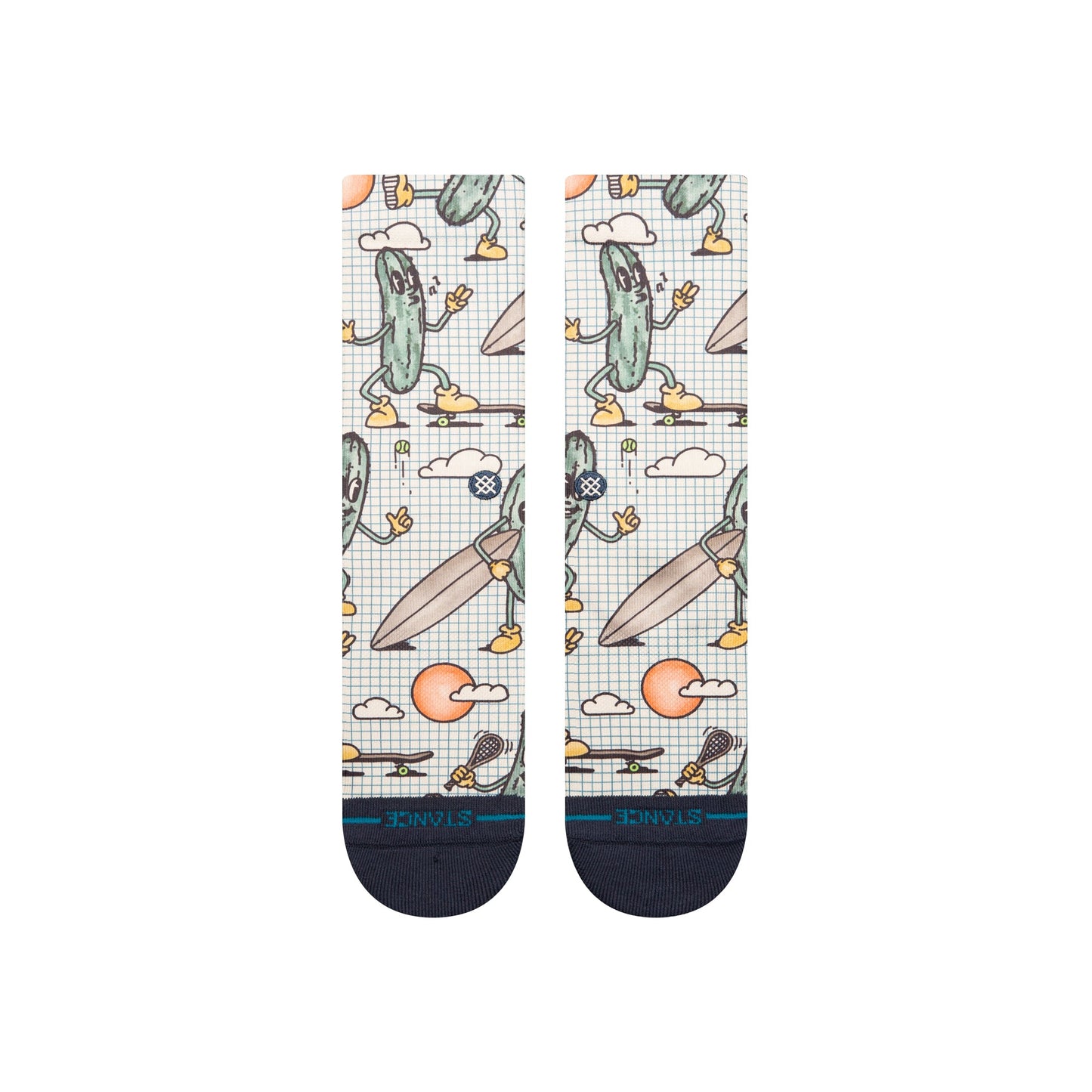 Stance Feeling Pickled Crew Sock Cream