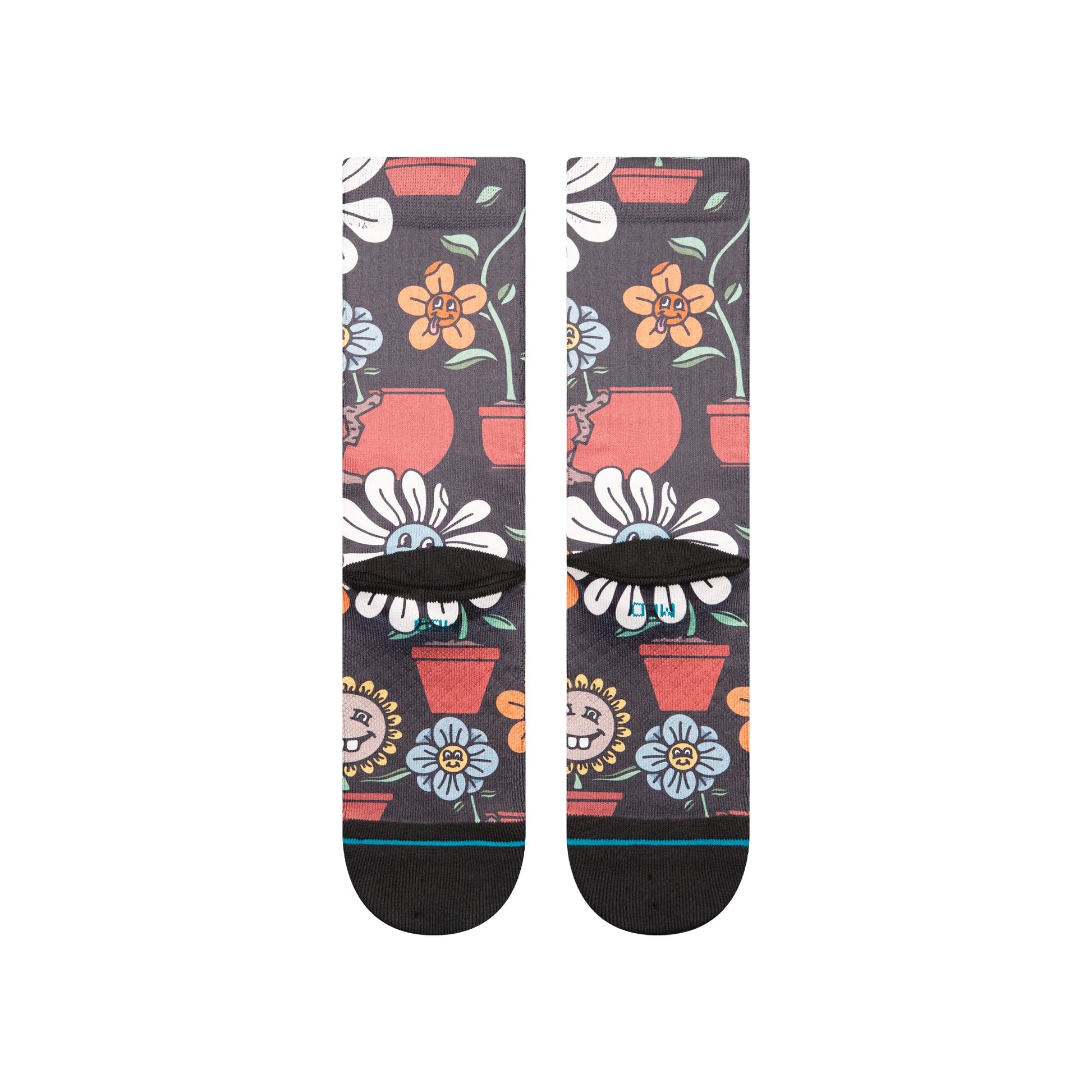 Stance Planted Crew Sock Black