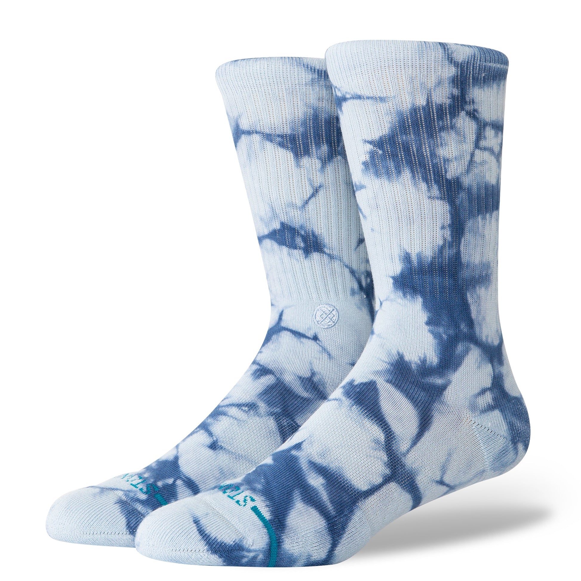 Stance Tied Up Crew Sock Ice Blue