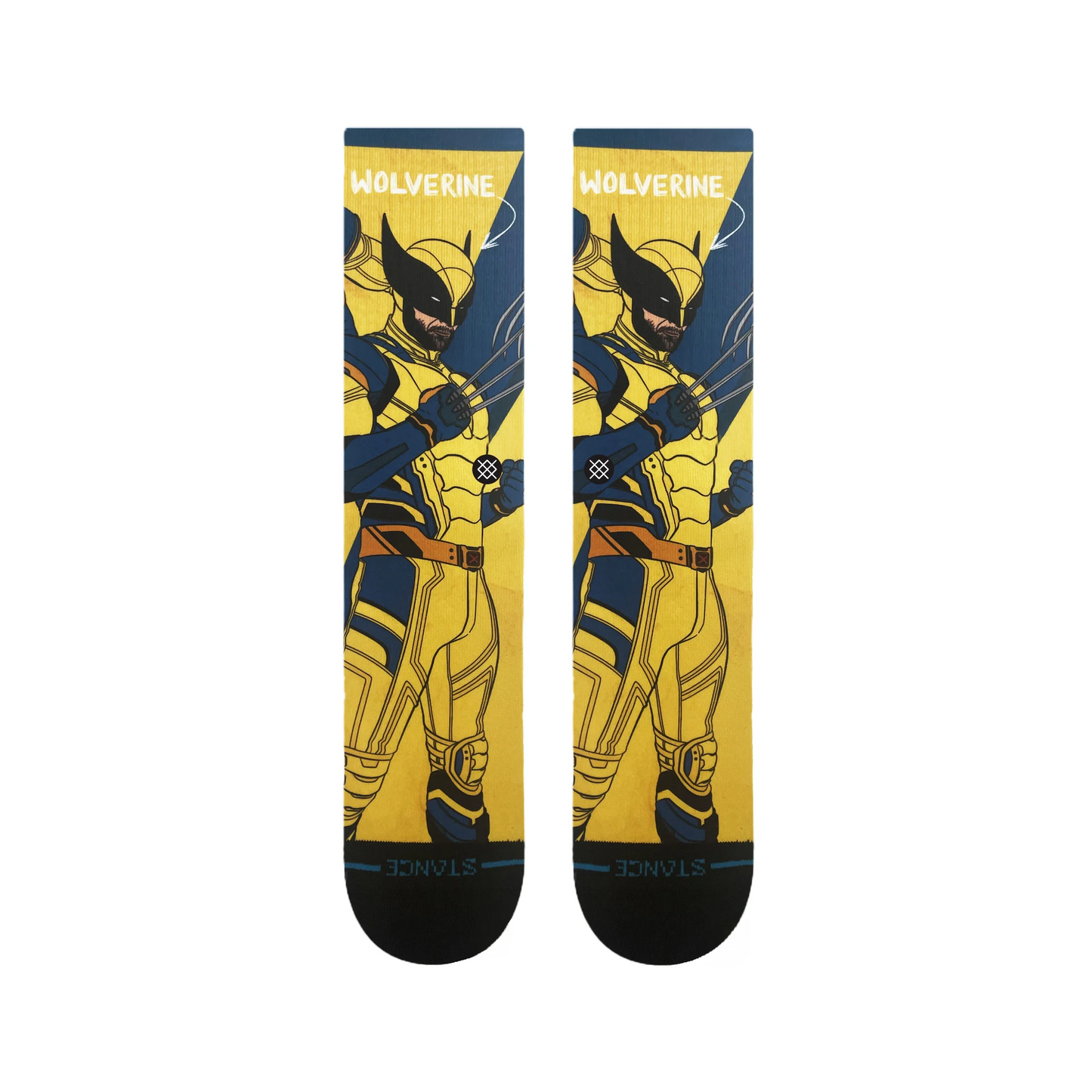 Stance Wolverine Crew Sock Yellow