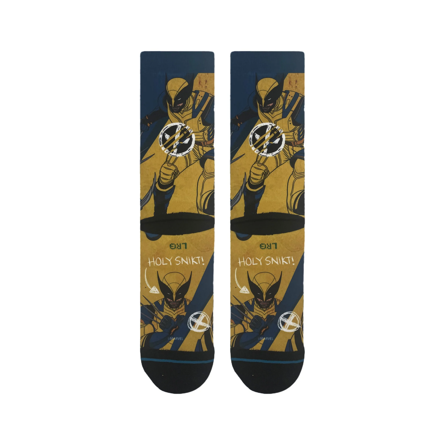 Stance Wolverine Crew Sock Yellow