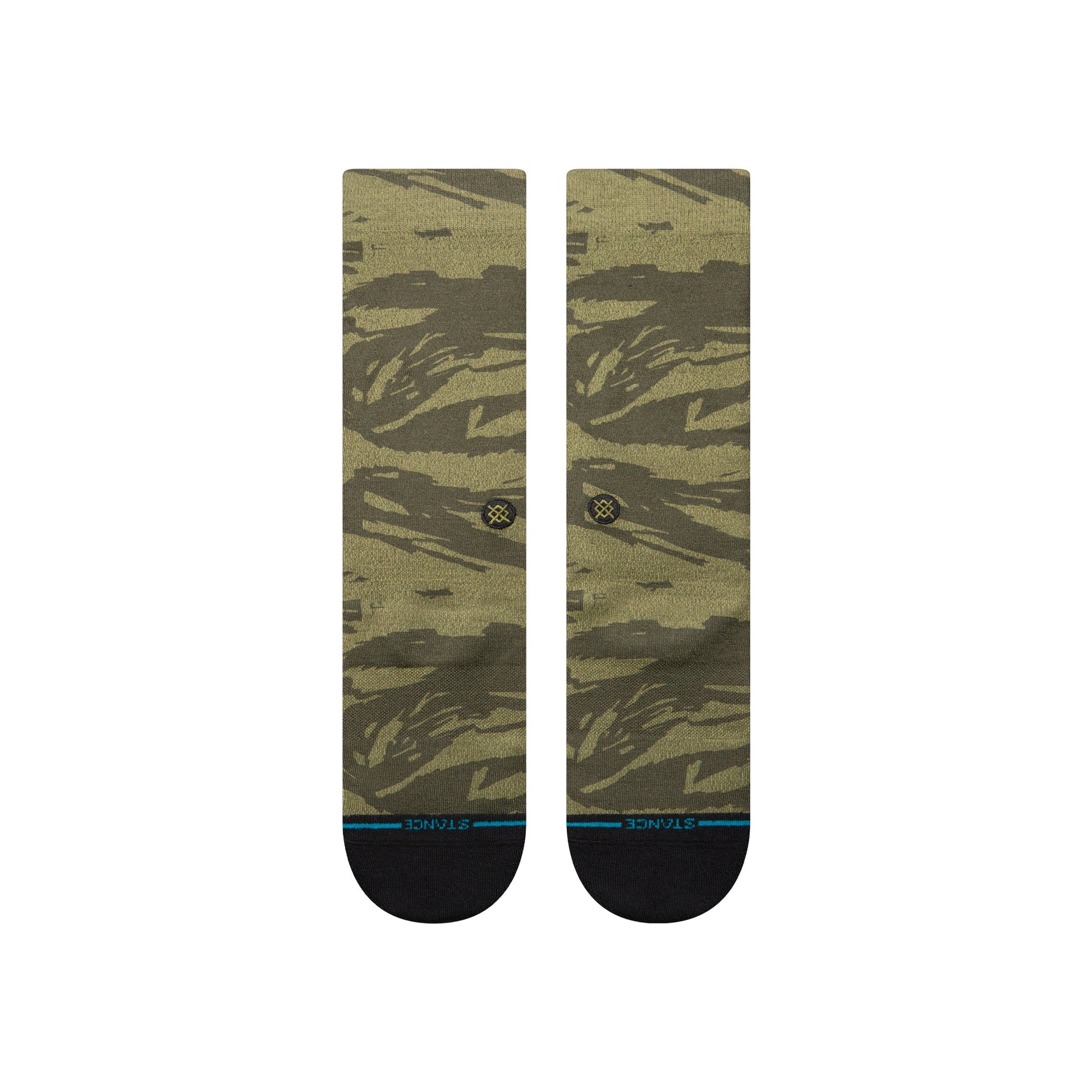 Stance Camoblend Crew Sock Dark Green 