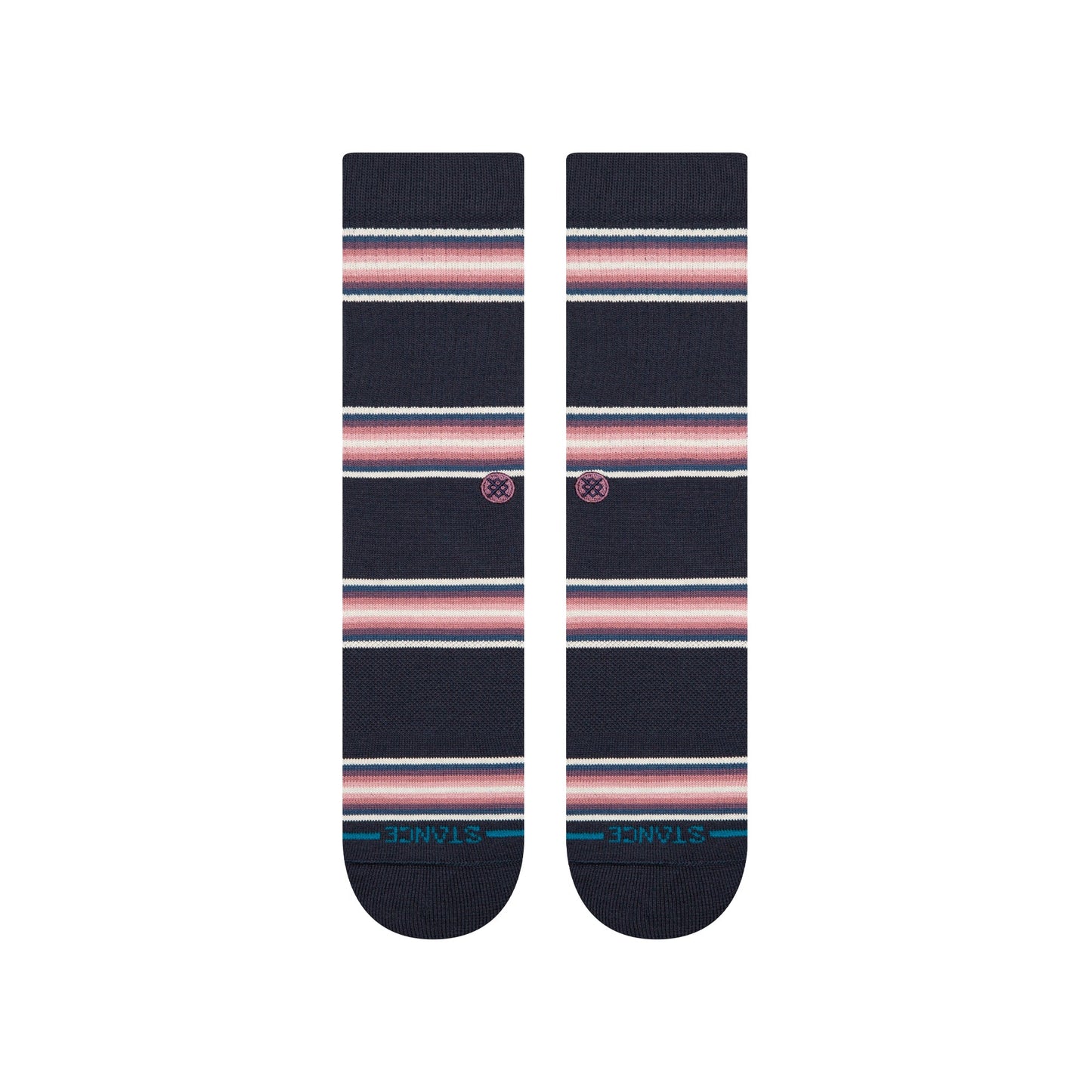 Stance Hill Top Crew Sock Navy 