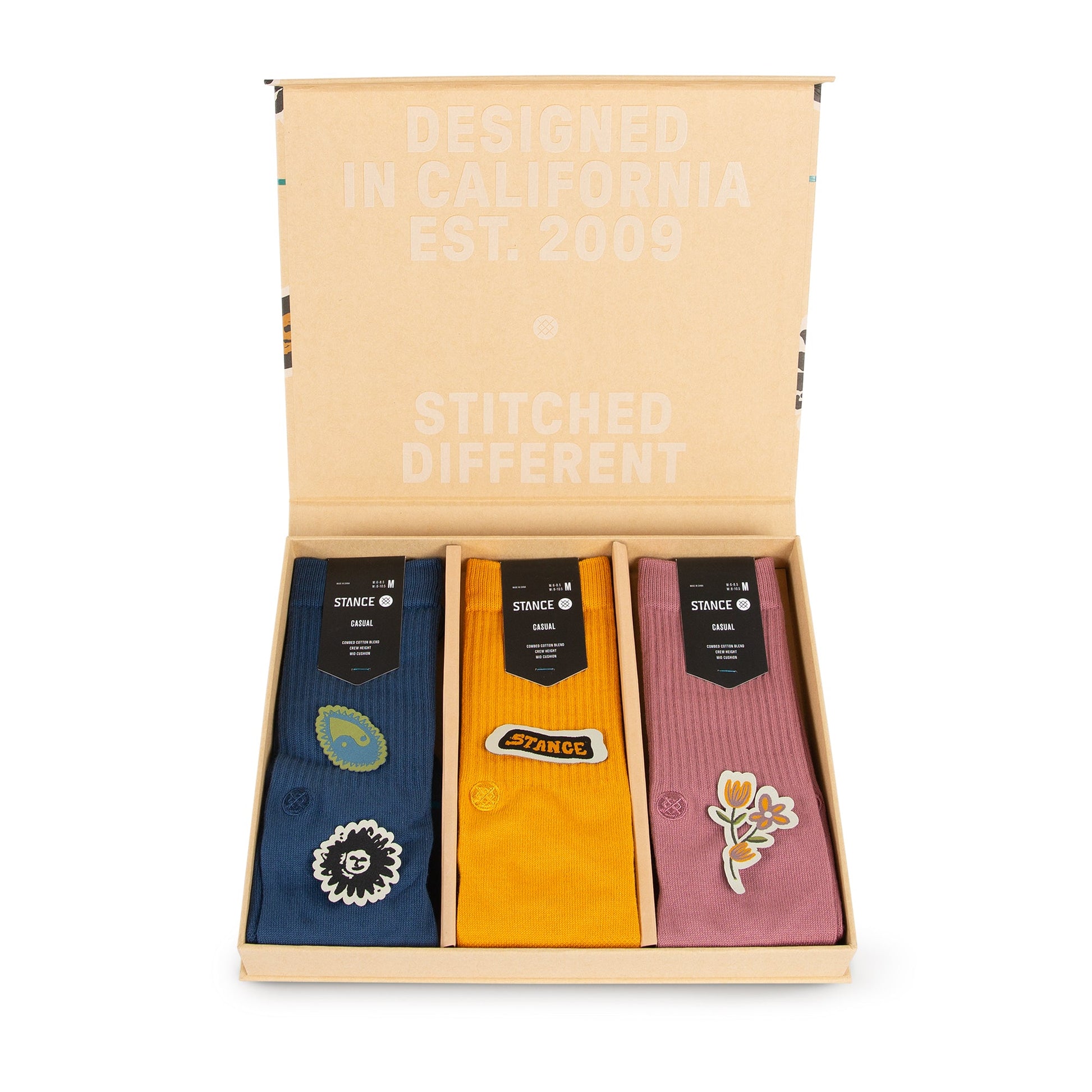 Stance Icon Patches Box Set Sock Dark Royal 