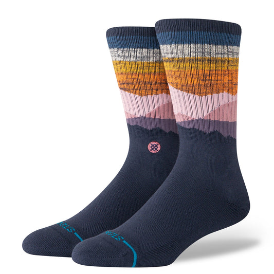 Stance Saddleback Crew Sock Navy 