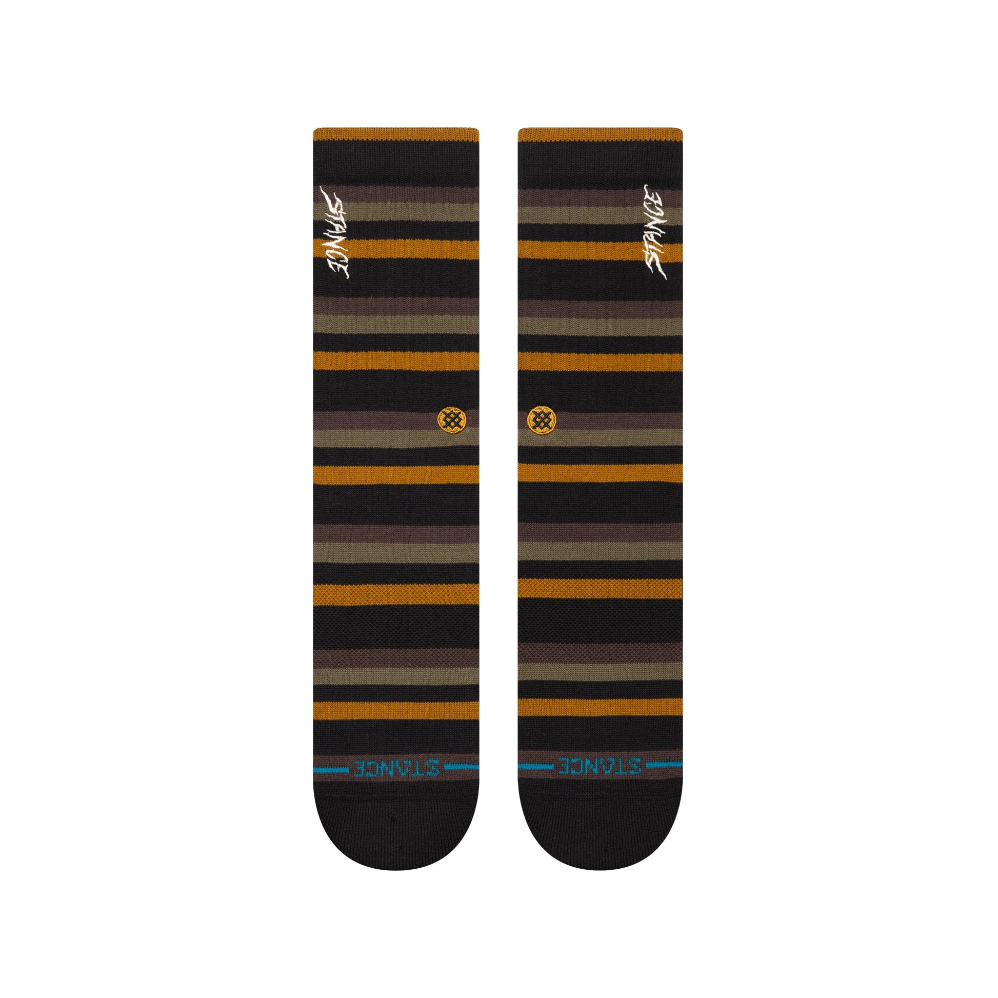 Stance Slipping Crew Sock Black 