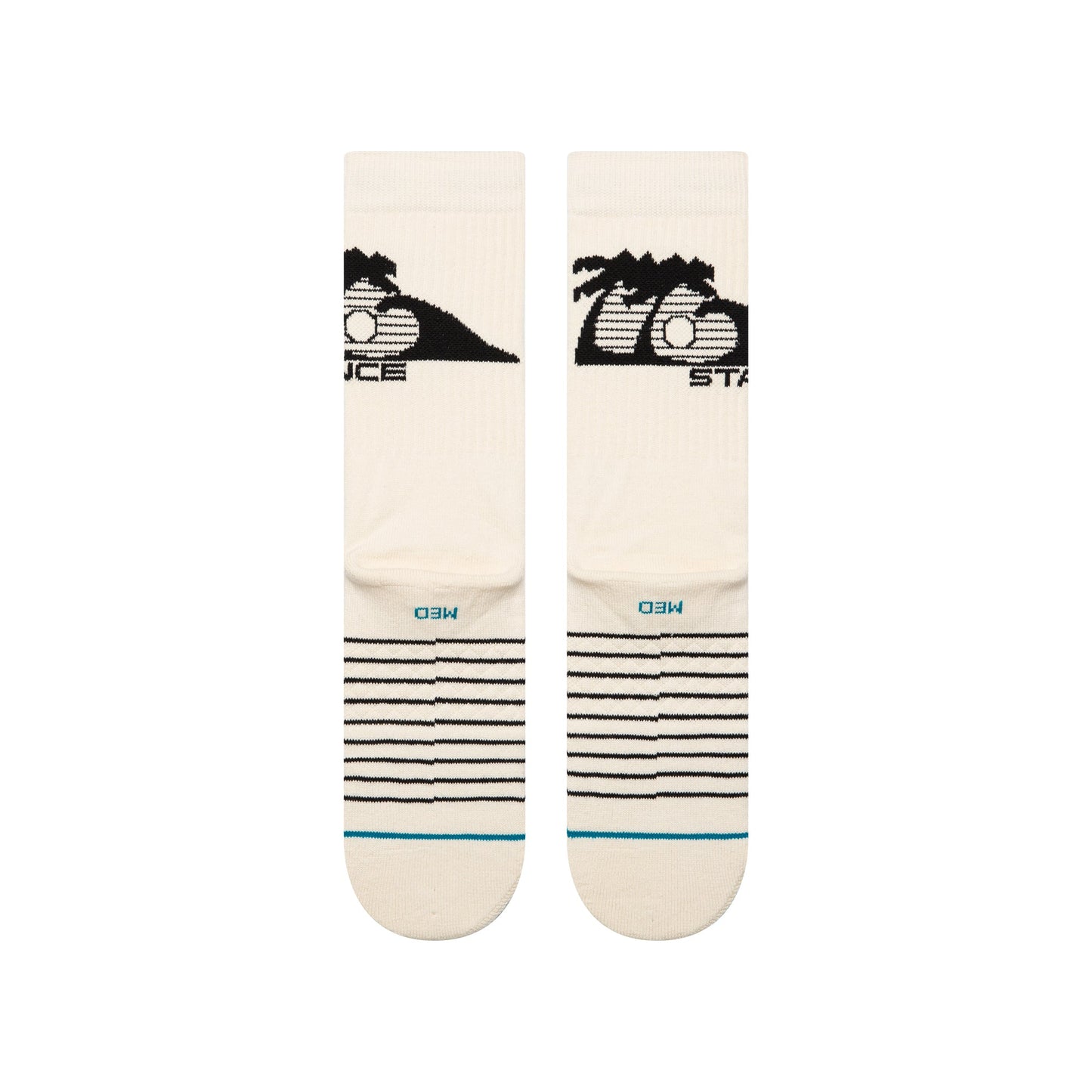 Stance Street Sign Crew Sock Canvas 