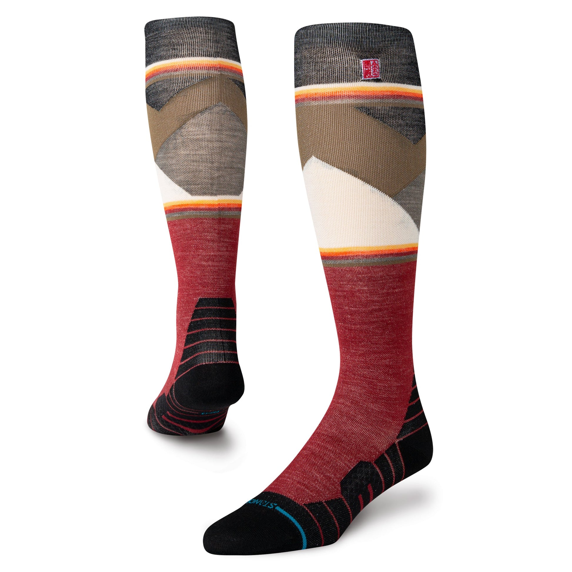 Stance Jimmy Chin Ultra Light Wool Sock Red