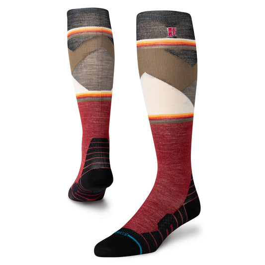 Stance Jimmy Chin Ultra Light Wool Sock Red