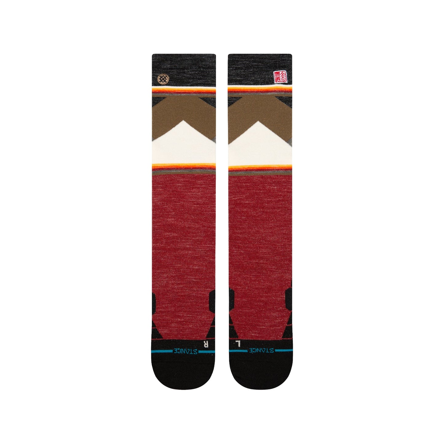 Stance Jimmy Chin Ultra Light Wool Sock Red