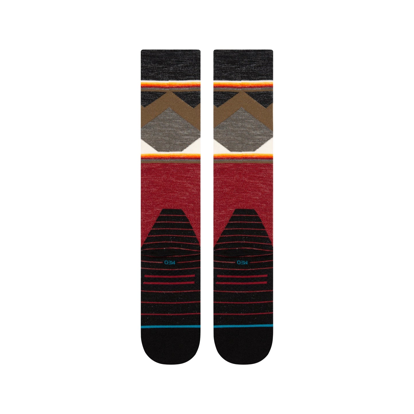 Stance Jimmy Chin Ultra Light Wool Sock Red