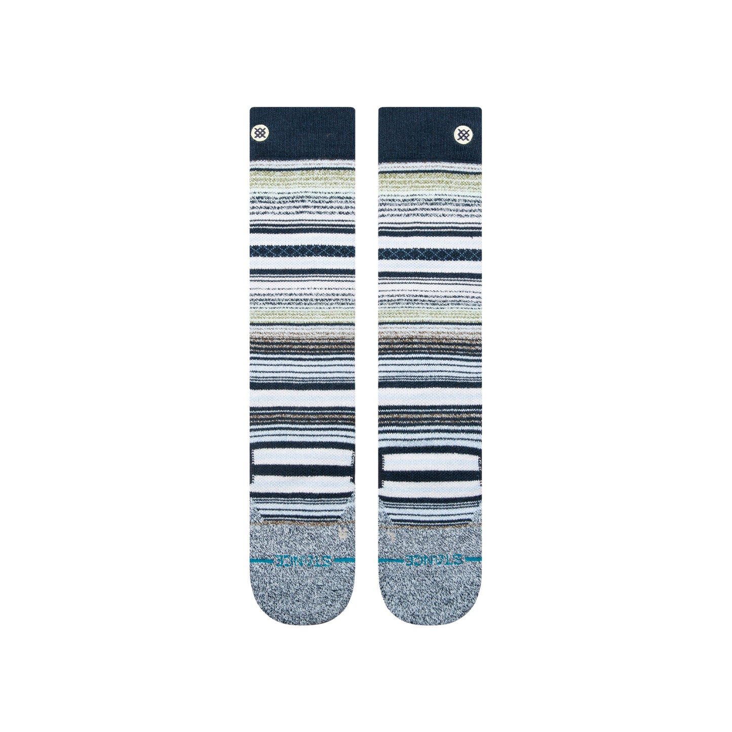 Stance Curren Over The Calf Snow Sock Navy 