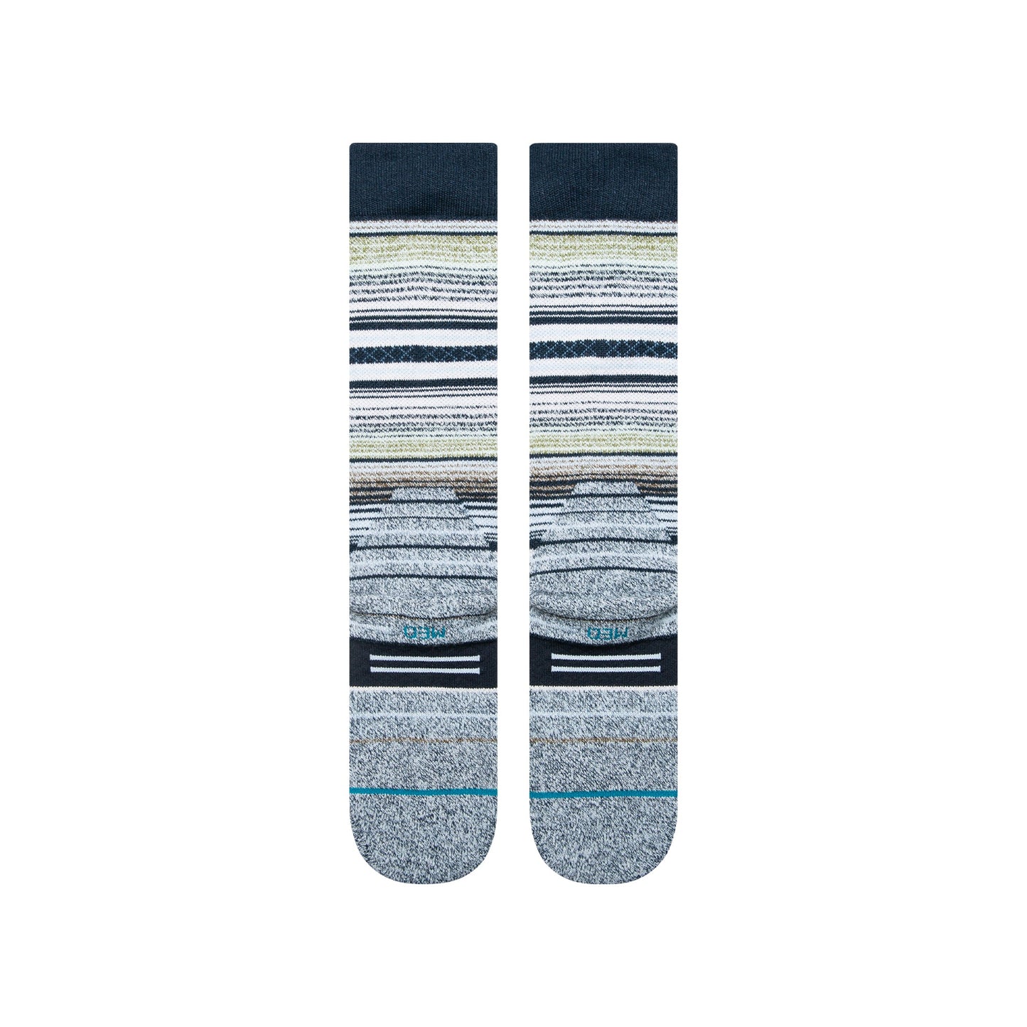 Stance Curren Over The Calf Snow Sock Navy 