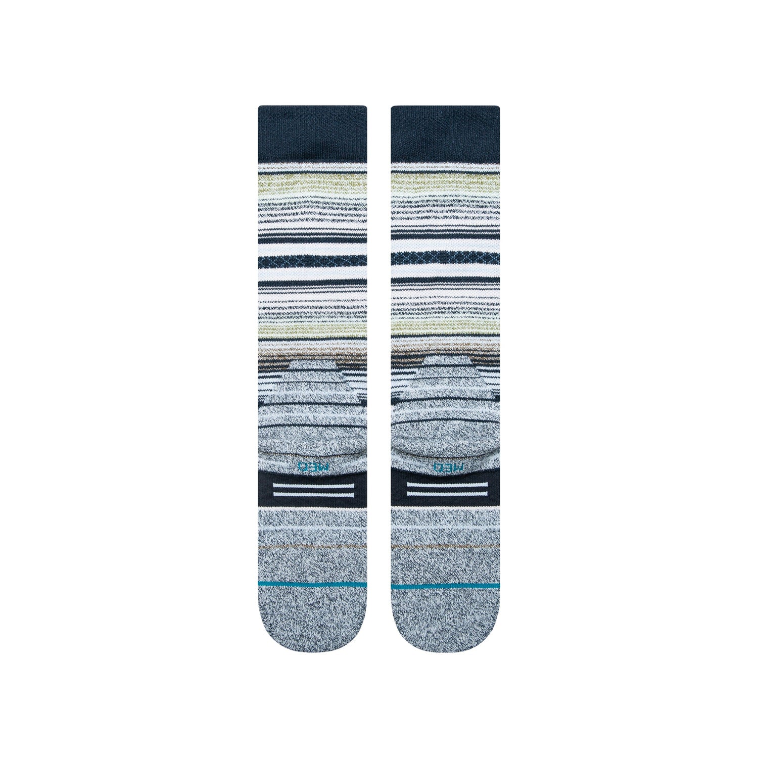 Stance Curren Over The Calf Snow Sock Navy 