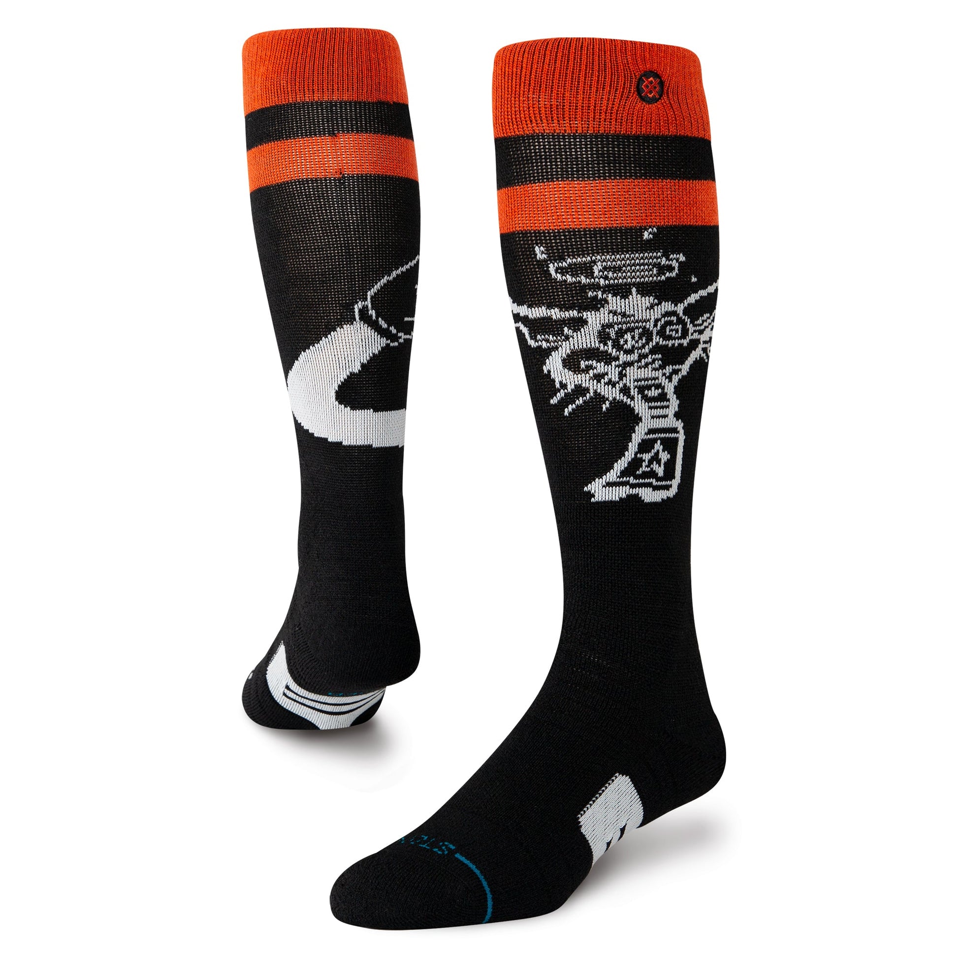 Stance Jill Perkins Over The Calf Snow Sock Black 