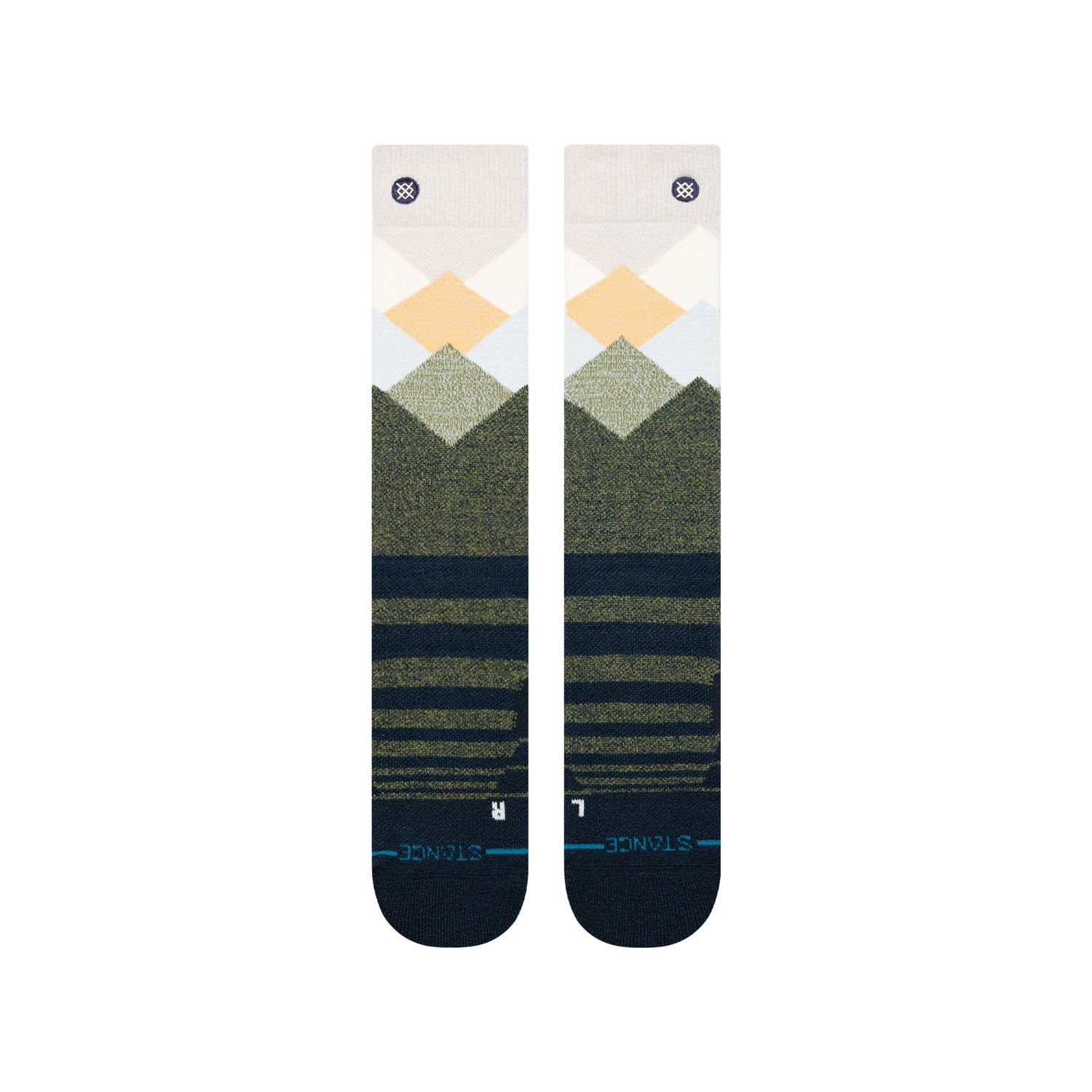 Stance Misty Mid Wool Snow Sock Navy 