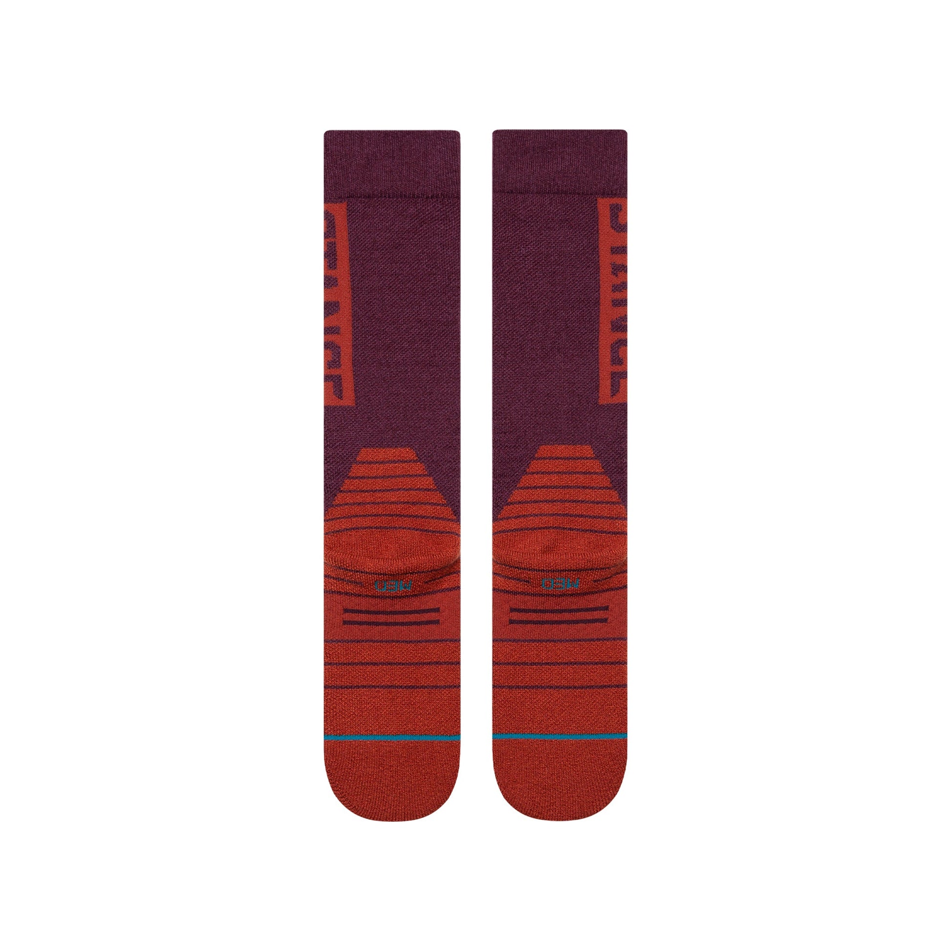 Stance Og Mid Wool Snow Sock Wine 