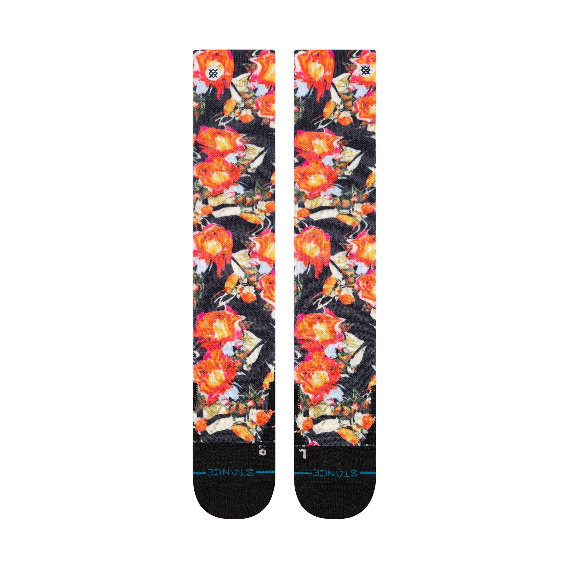 Stance Torque Mid Poly Snow Sock Black 