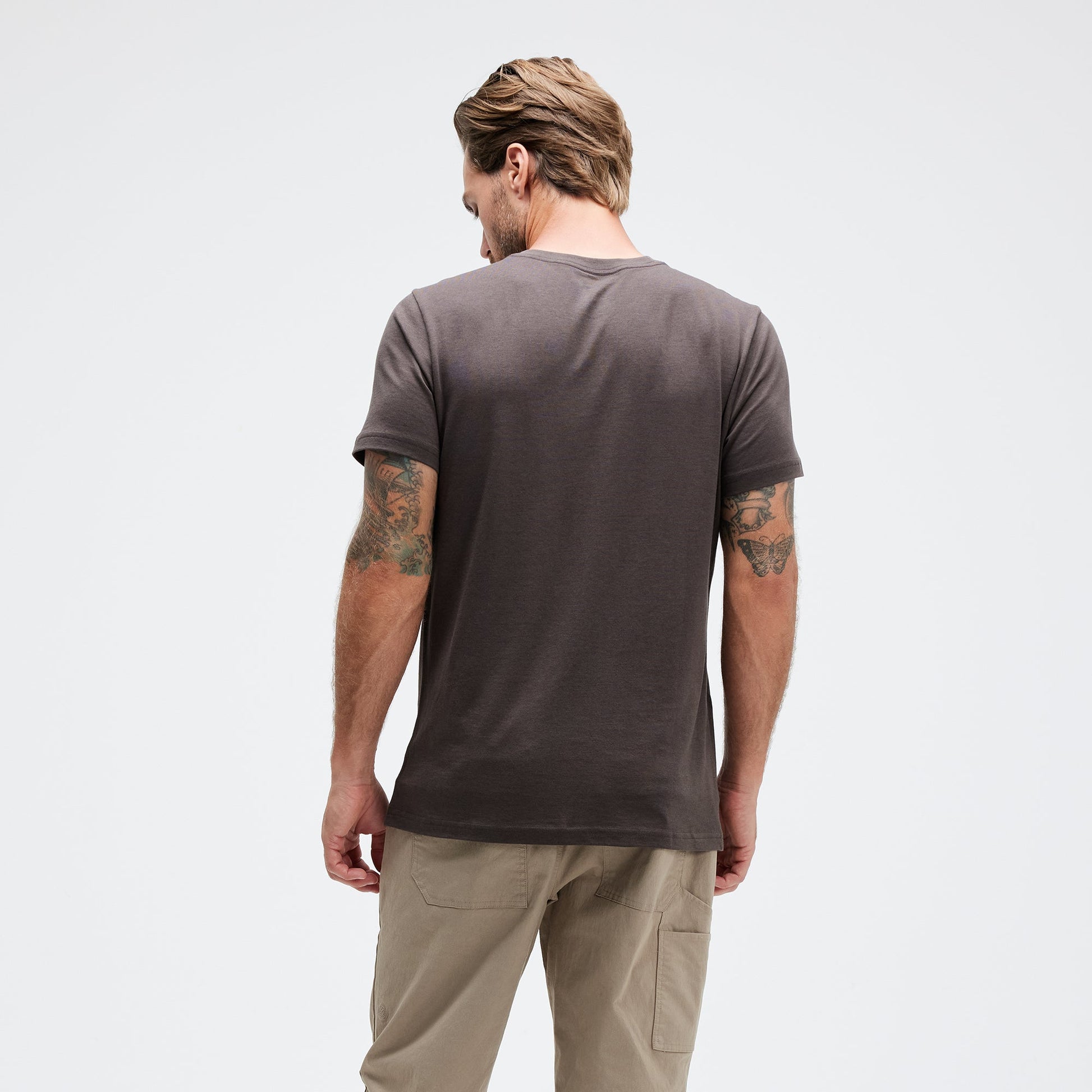 Stance Butter Blend T-Shirt Mulch |model