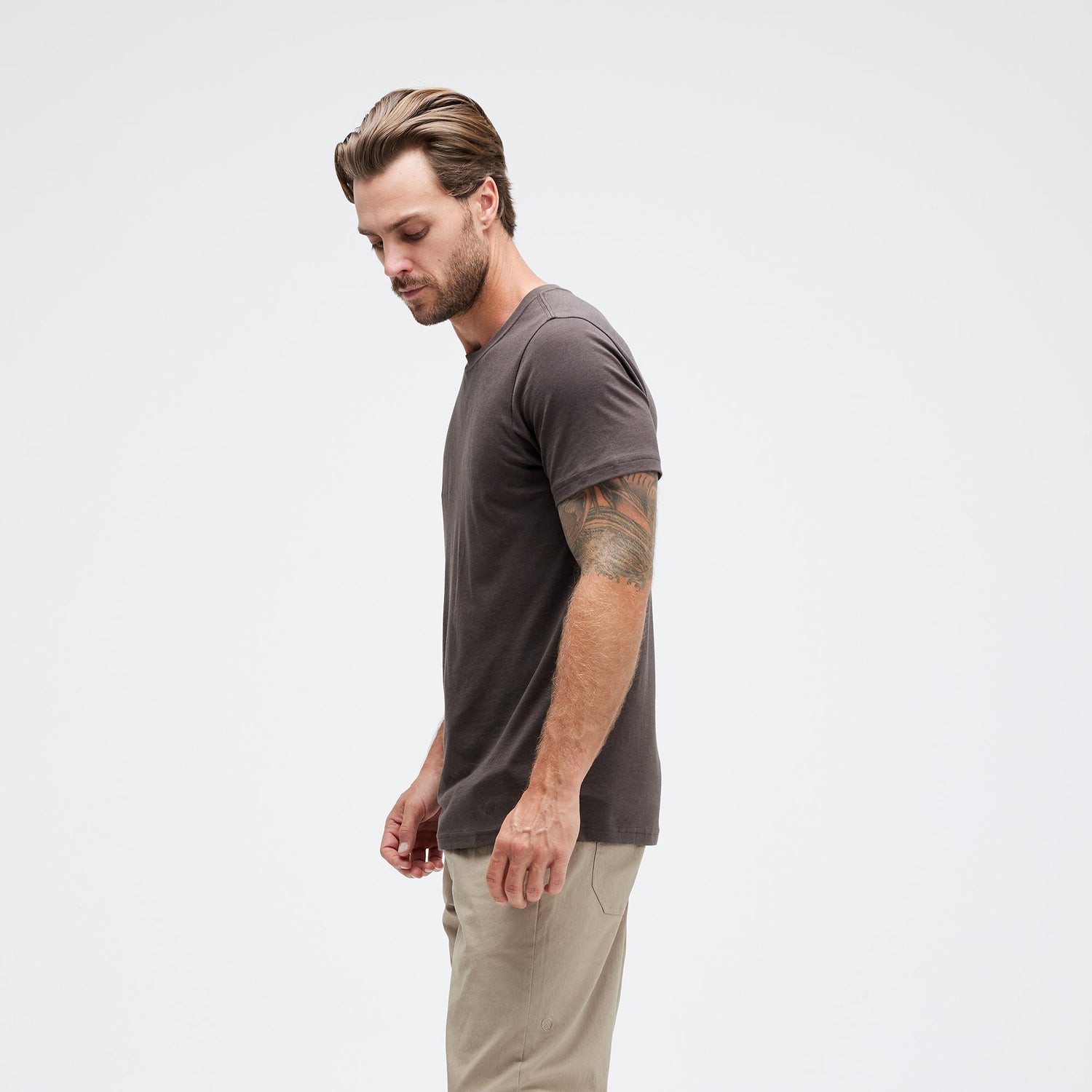 Stance Butter Blend T-Shirt Mulch |model