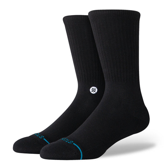 Stance Icon Crew Sock Black & White