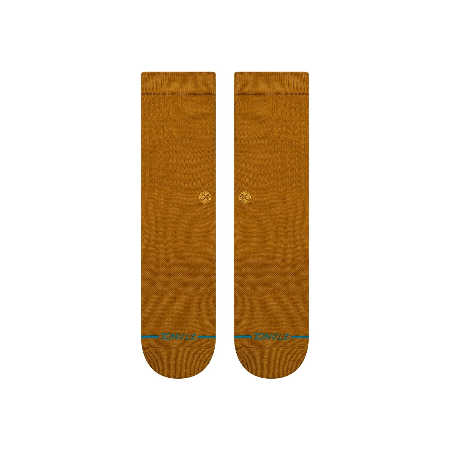 Stance Icon Crew Sock Gold Canvas