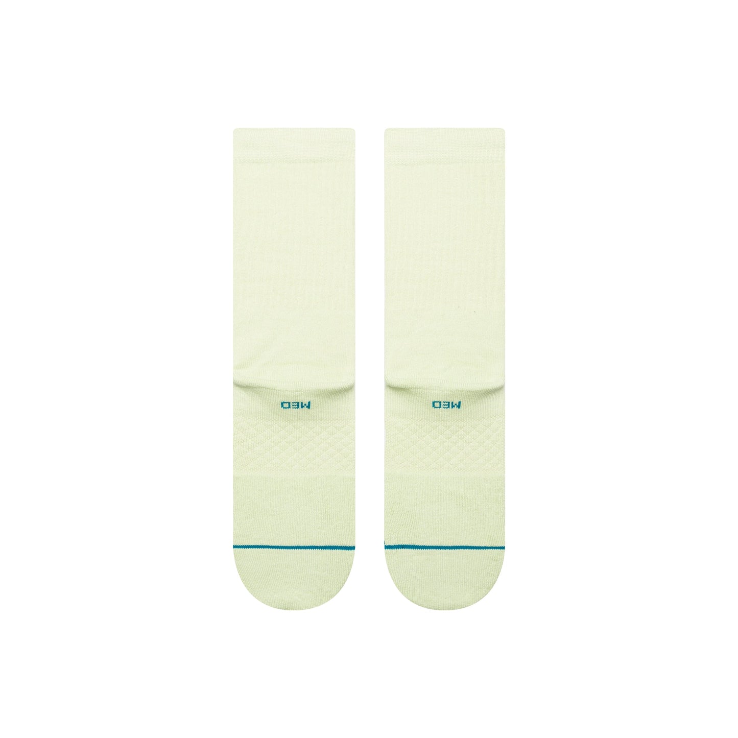 Stance Icon Crew Sock Green Sand