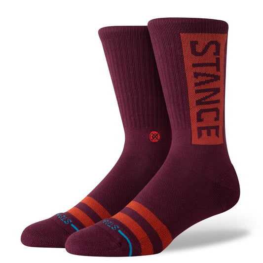 Stance OG Crew Sock Wine