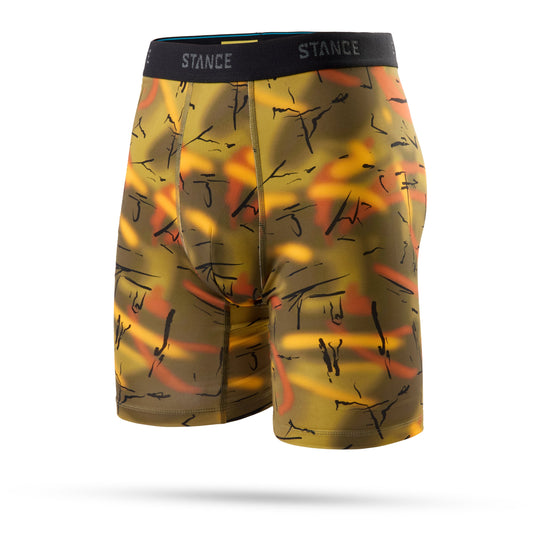 Stance Boxer Brief With Compression Orange 