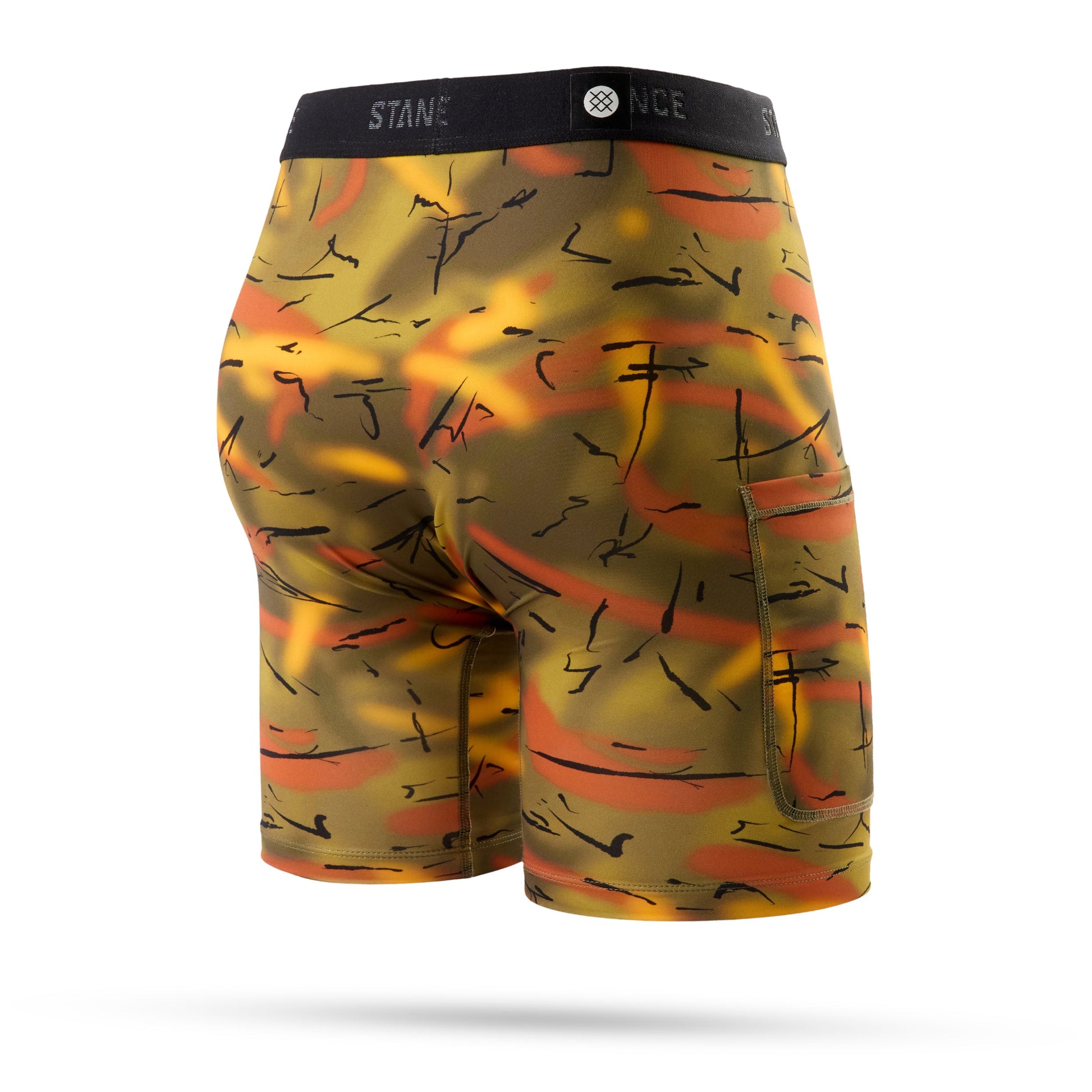 Stance Boxer Brief With Compression Orange 