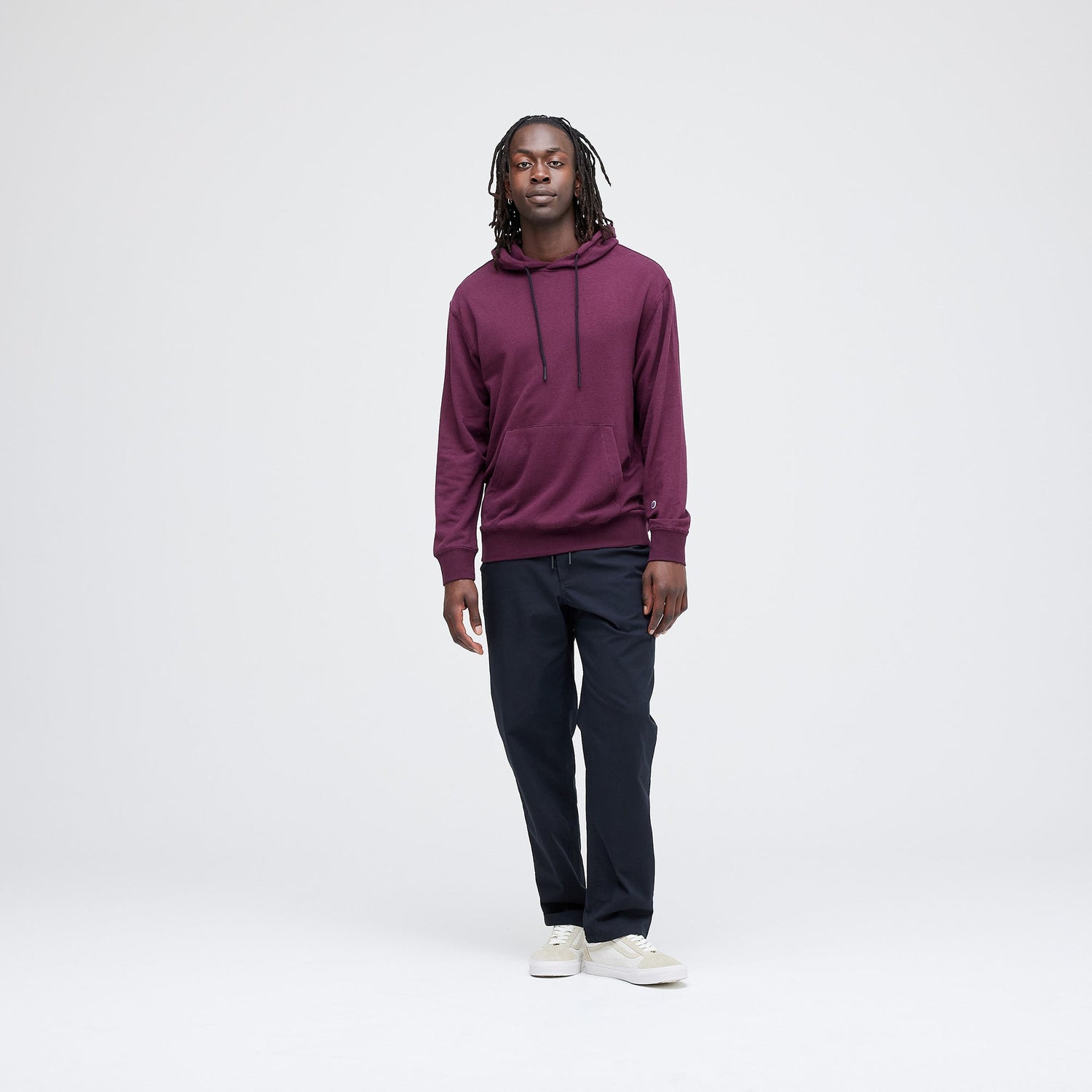 Stance Shelter Hoodie Port Wine |model