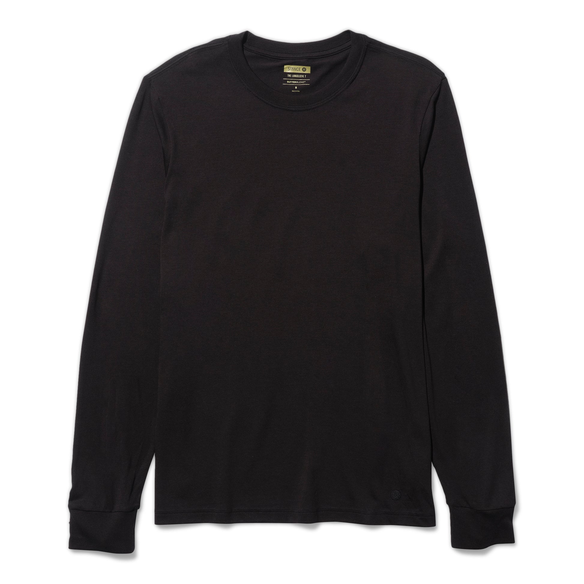 Stance Standard Crew Long Sleeve T-Shirt Black