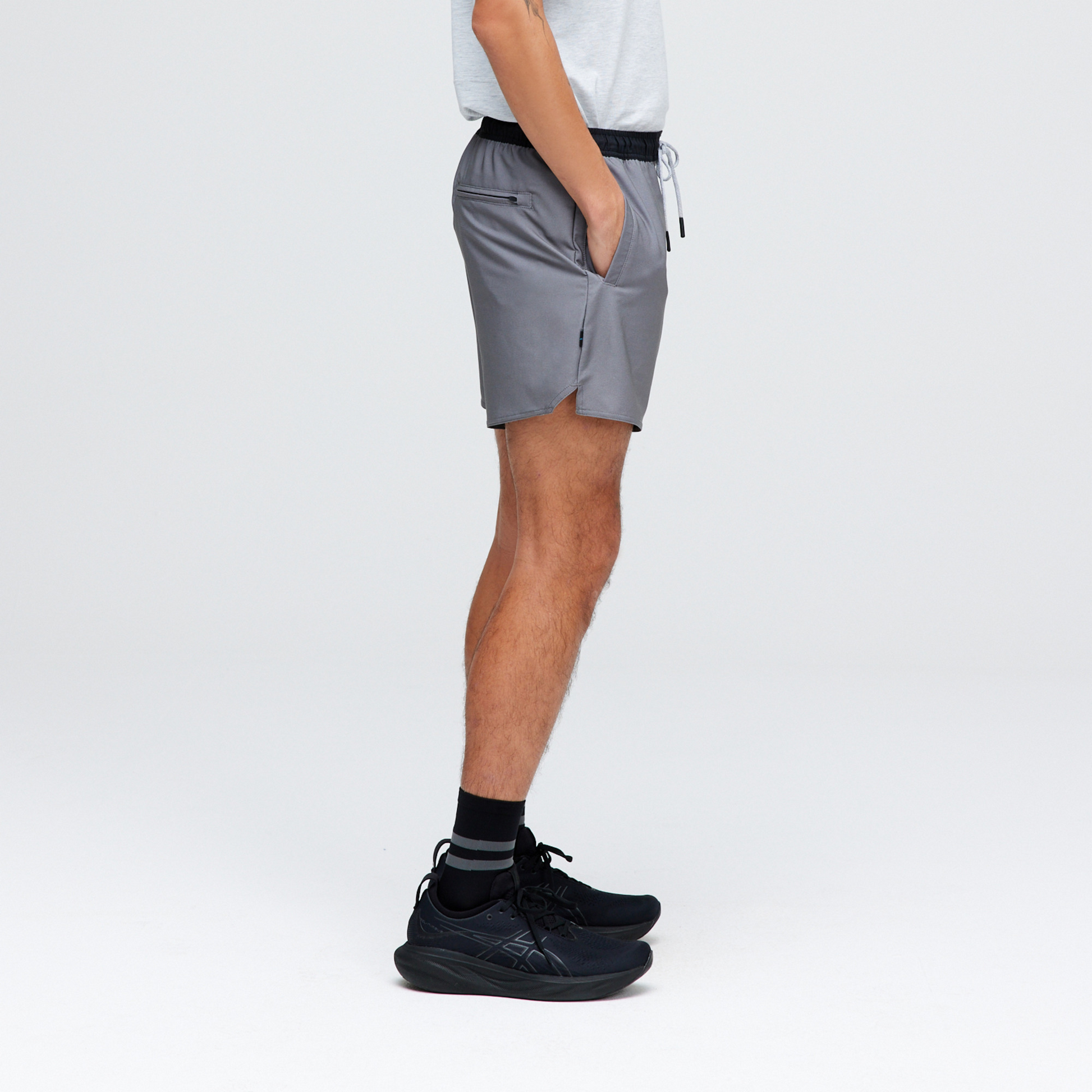 Stance Complex Athletic Short 5" Charcoal |model