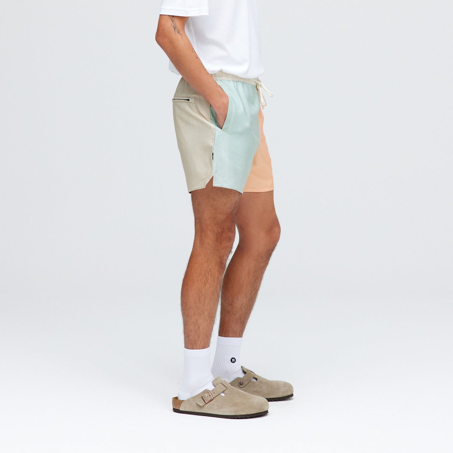 Stance Complex Athletic Short 5" Peach |model