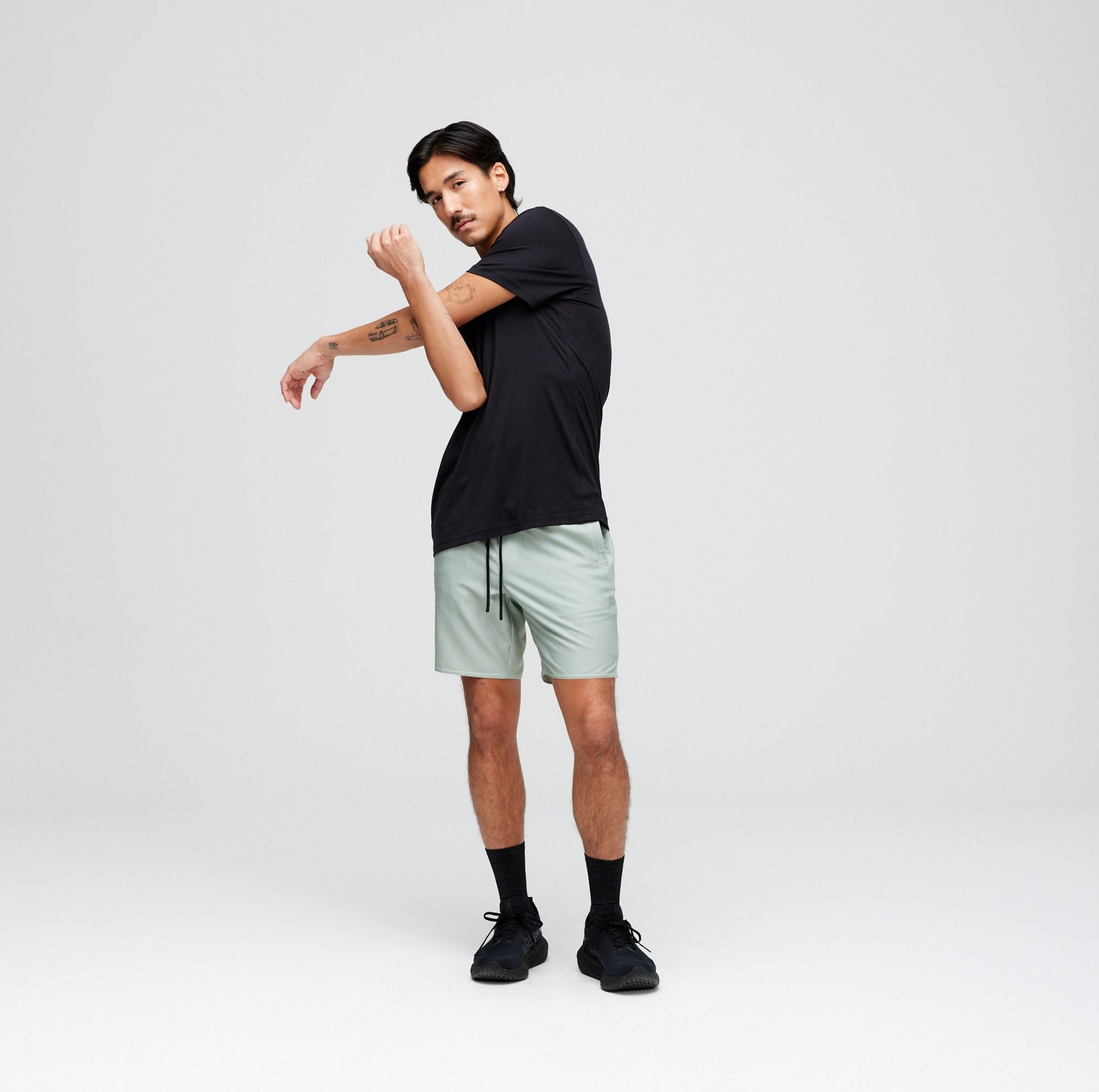 Stance Complex Athletic Short 7" Aqua |model